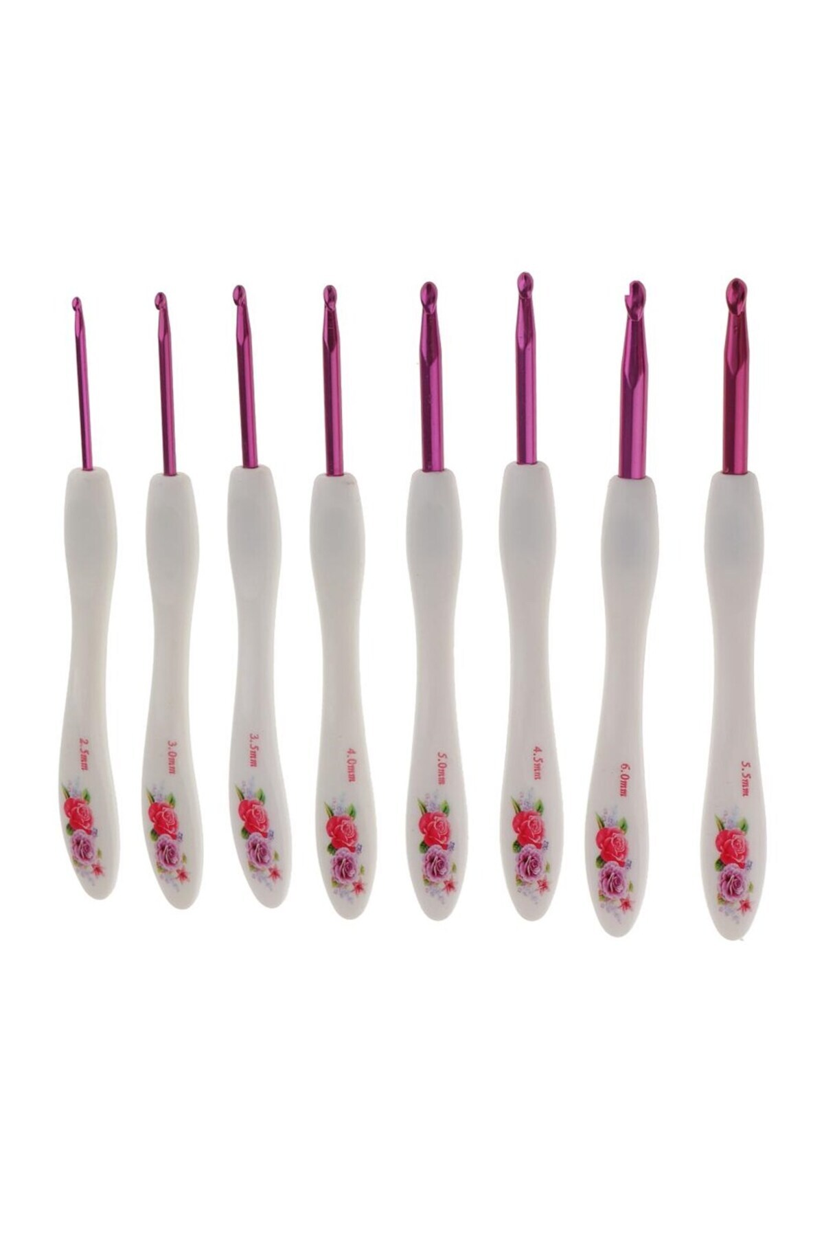 yumakça Pink Flowers Tığ Seti