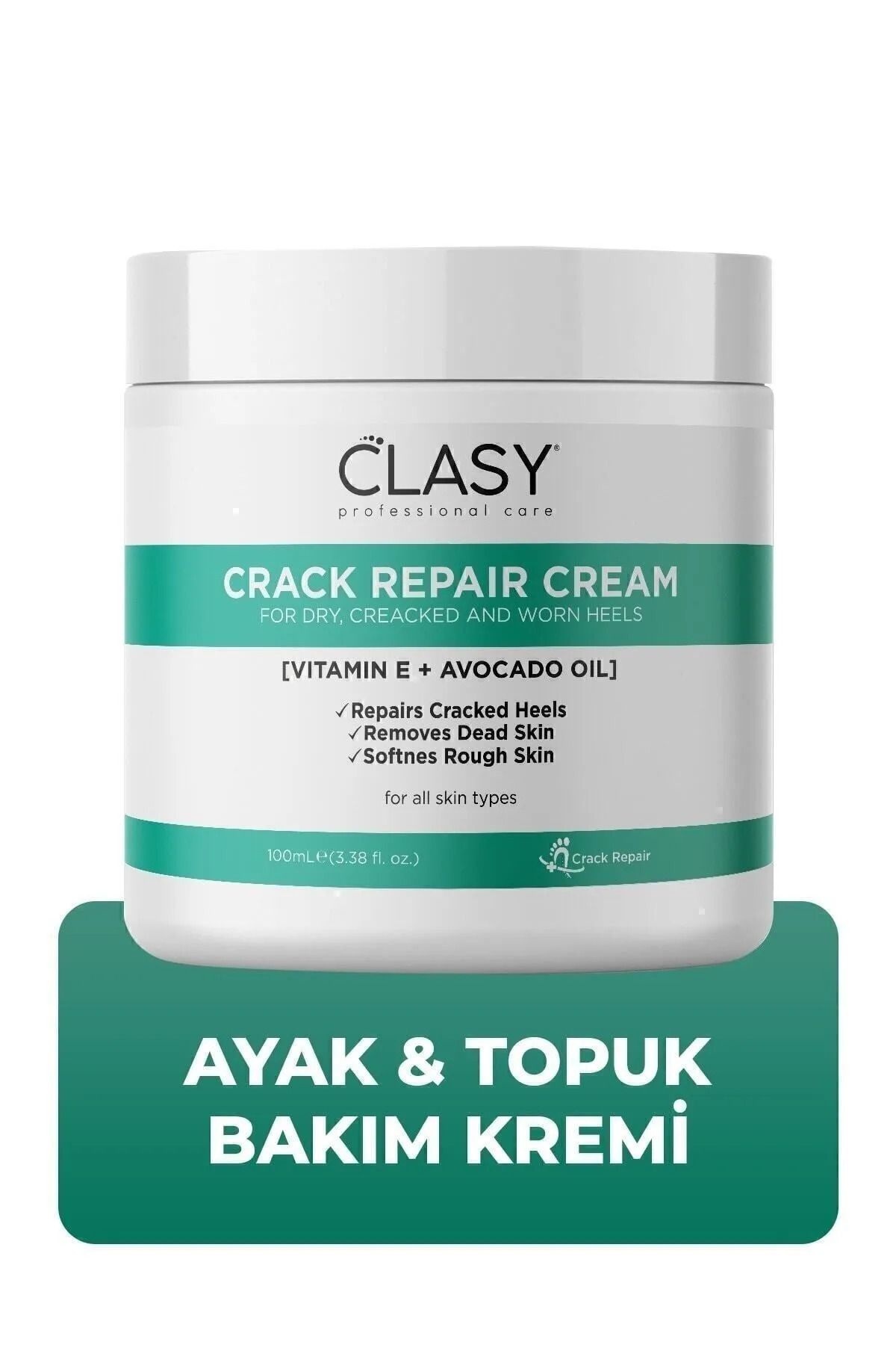 Clasy Care Krem Crack Repair Cream TOPUK ÇATLAK KREMİ