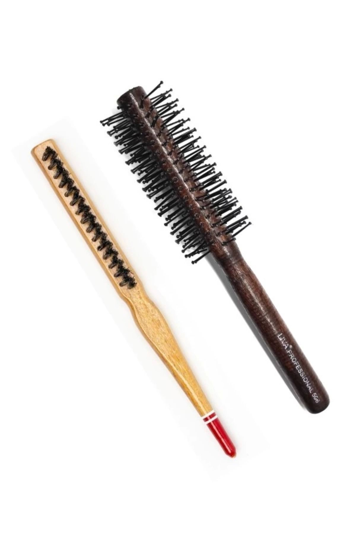 doremodam-Liva 506 and 690 Professional Fireproof Bun Hair Brush - Set of 2 - Lisinya 2