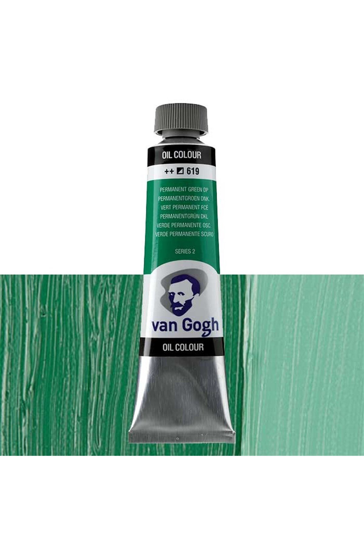 Van Gogh Talens Van Gogh 40ml Yağlı Boya Seri:2 No:619 Permanent Green Deep