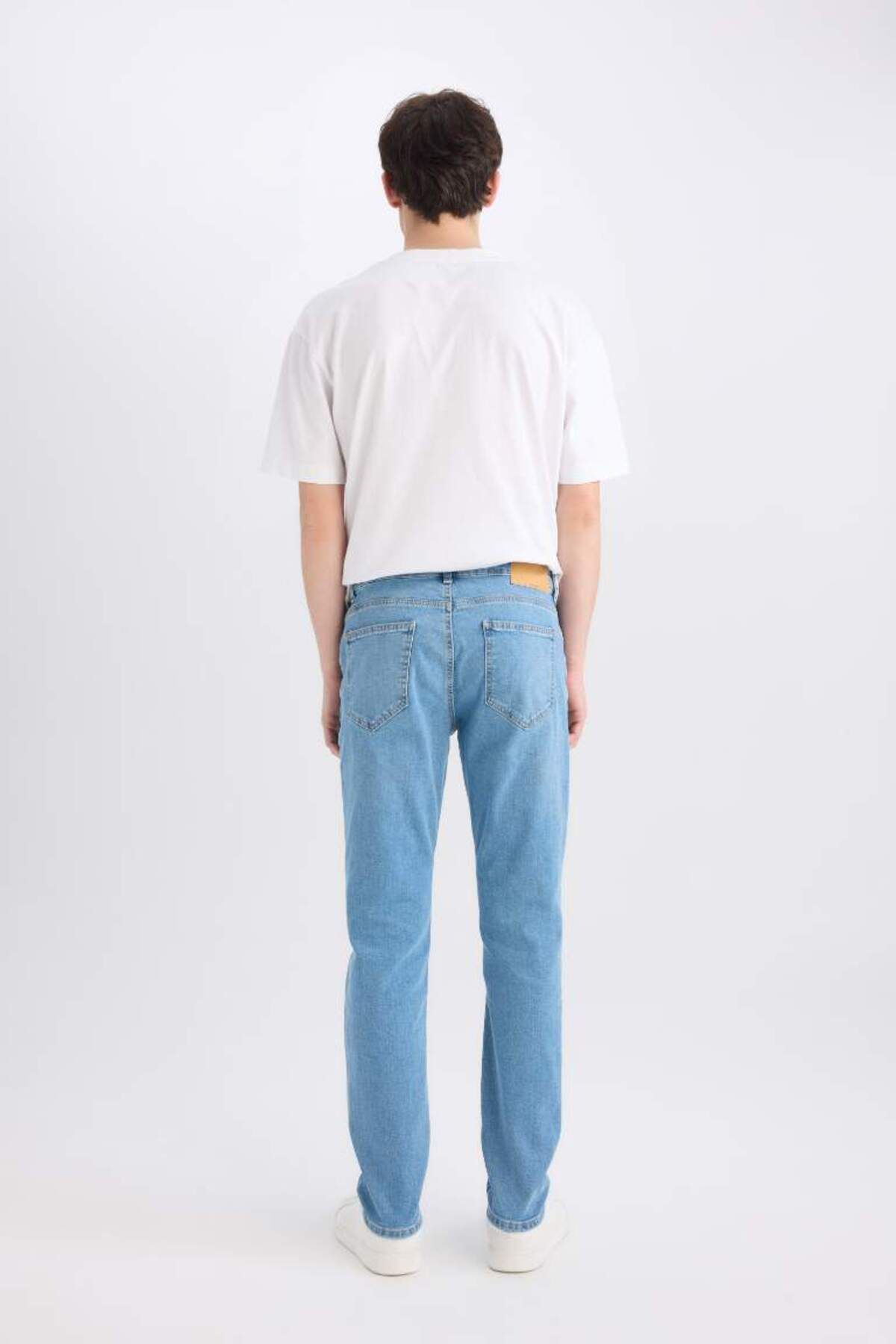 DeFacto-Noul sezon Pedro Slim Fit Slim Fit Pantaloni de jeans cu talie normală 5