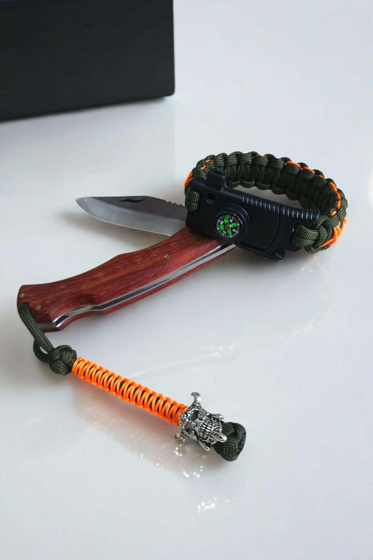 Gorgeous Paracord Survival Bileklik Ve Çakı Seti