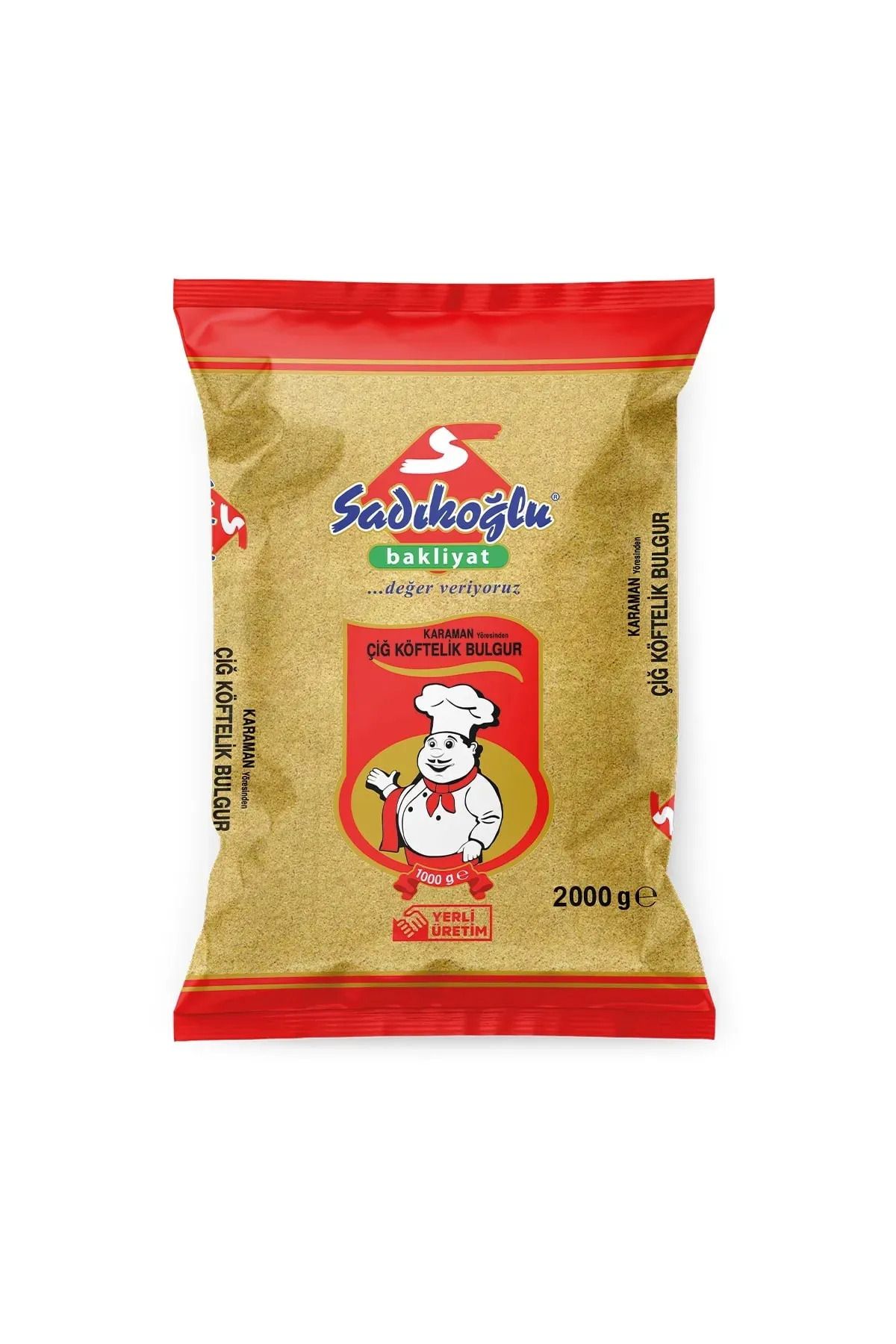 Sadıkoğlu Çiğ Köftelik Bulgur 2kg