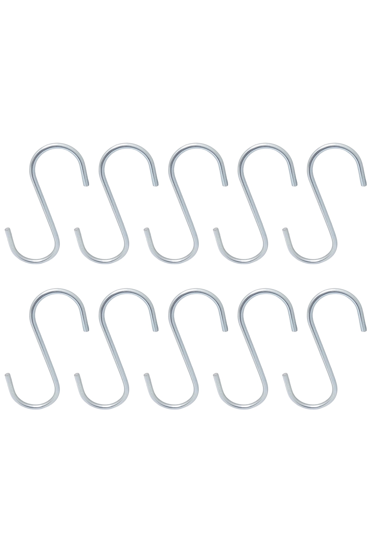 Mr. Bracket 10 Pcs Long Es Hook 5x130-S Hook Metal - Bathroom Kitchen Cabinet Organizer Hook Iron