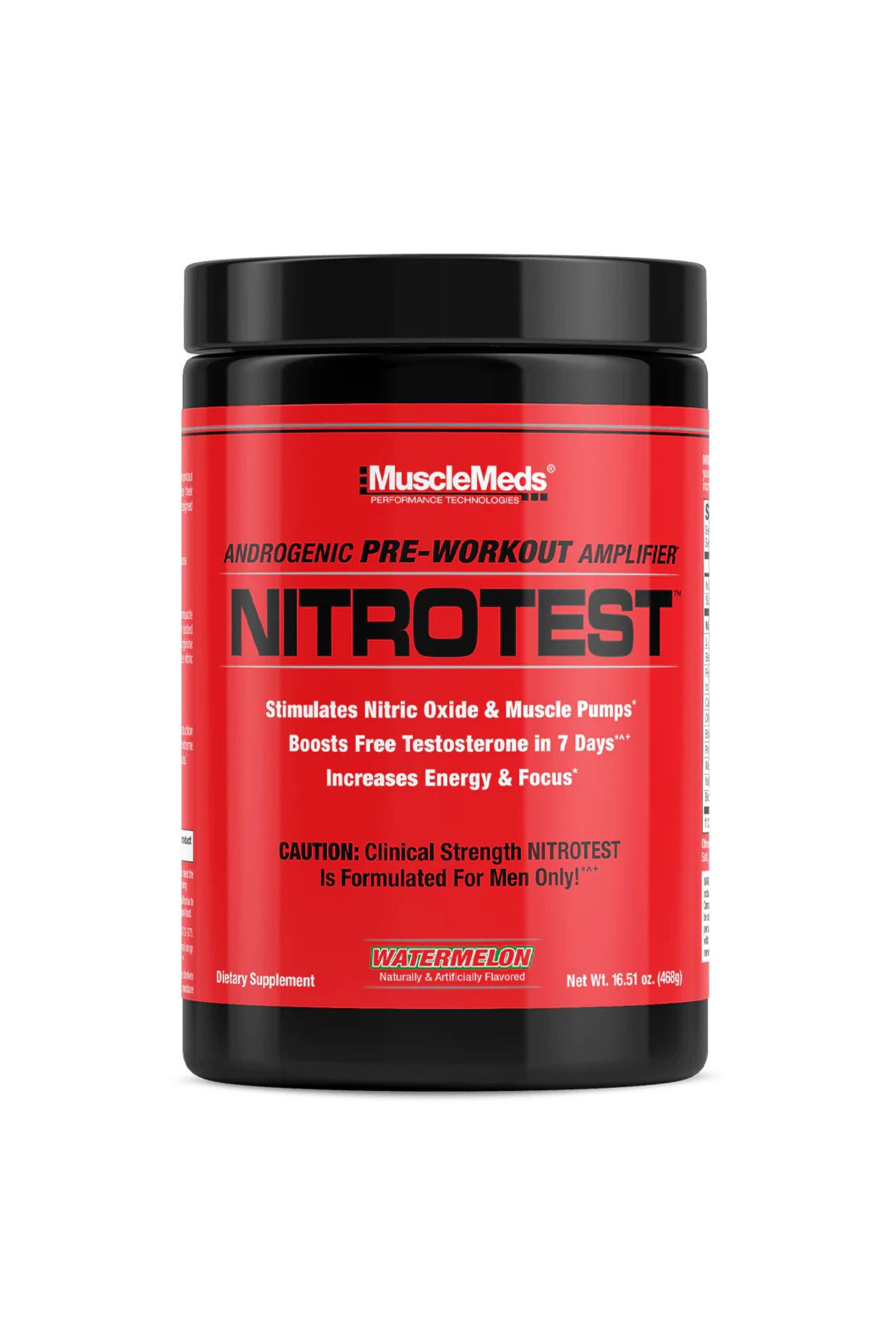 MuscleMeds Nitrotest Androgenic Pump PreWorkout