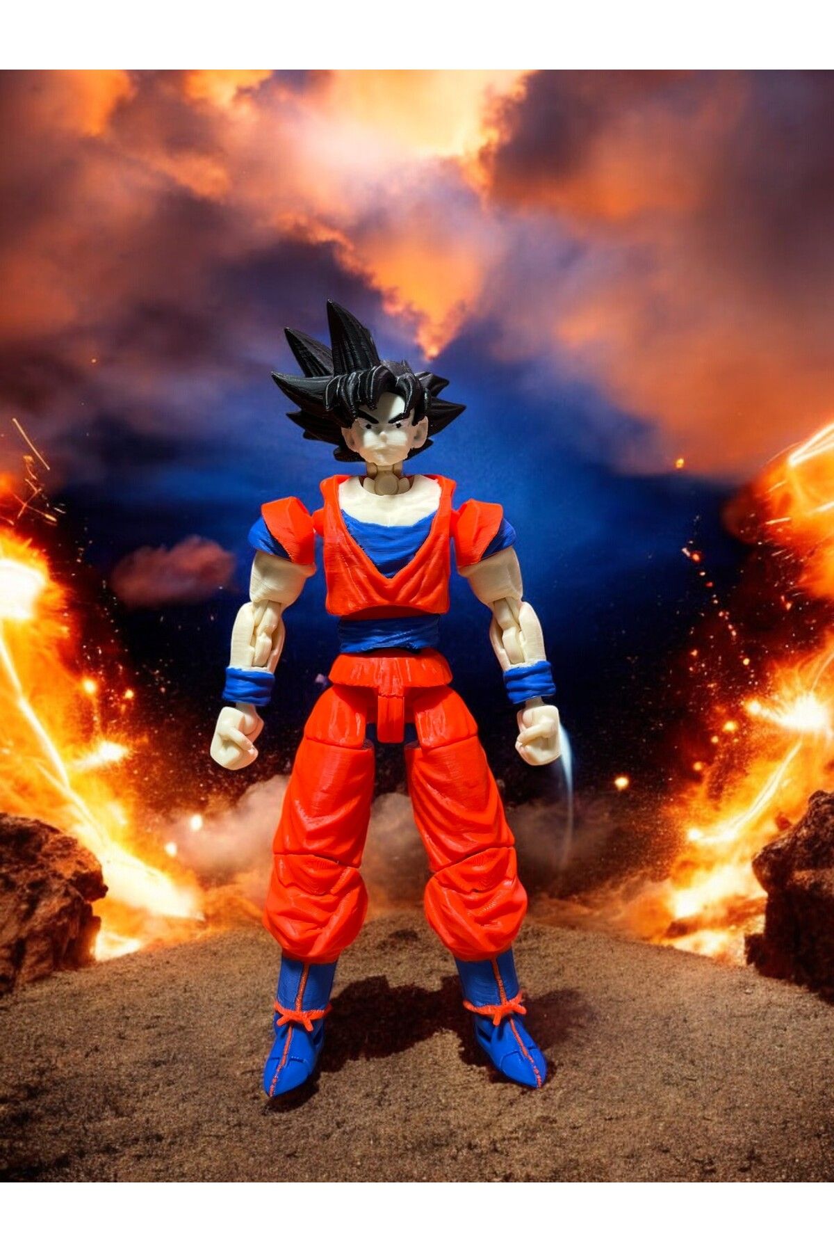 Dummy13-Dragonball Goku Action Figure - Movable Splicing Toy 1 Piece 6