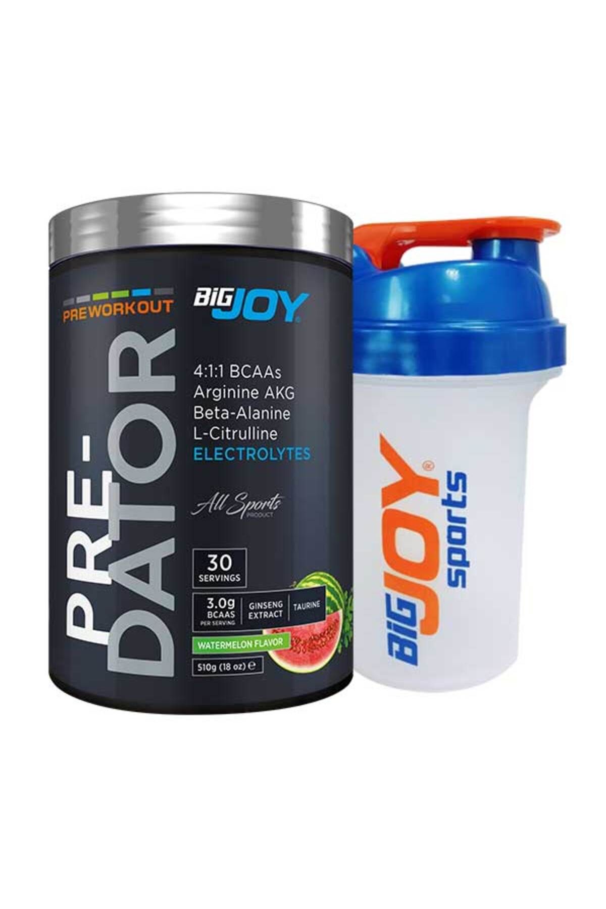 Bigjoy Sports-BiGjoy Predator Pre-workout - Watermelon Flavored, 1 Pack (510 G) 1