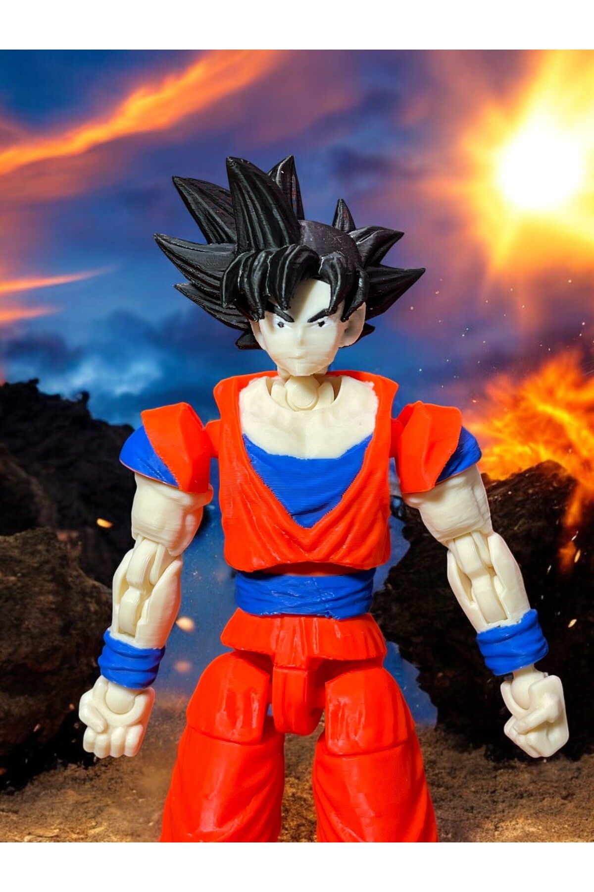 Dummy13-Dragonball Goku Action Figure - Movable Splicing Toy 1 Piece 2
