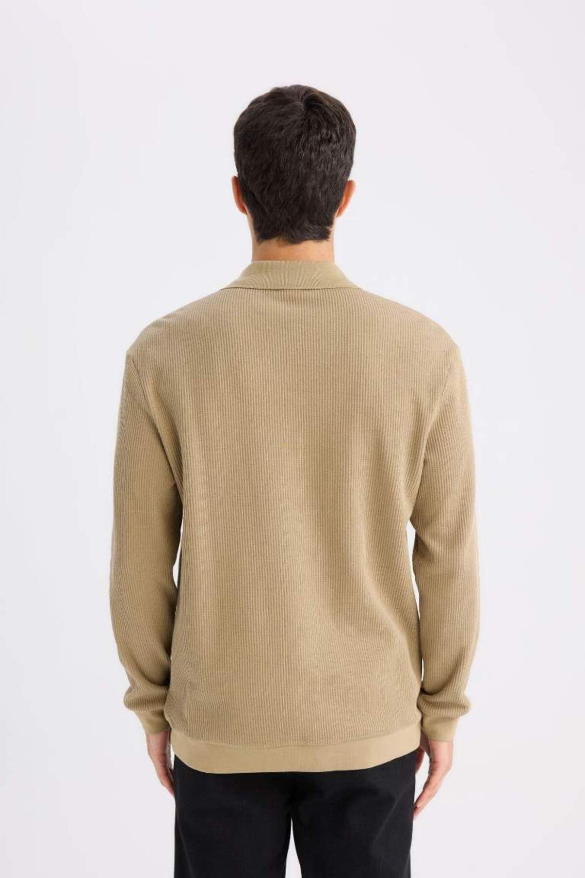 DeFacto-New Season Regular Fit Polo Neck Sweatshirt 6