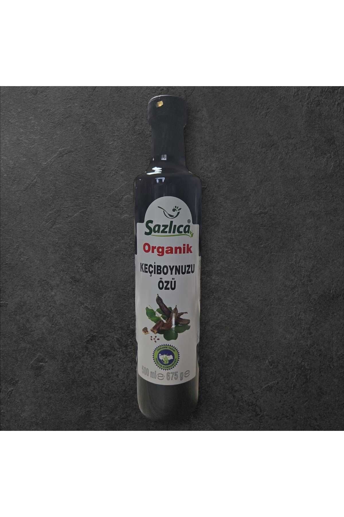 Sazlıca Organik KeçiBoynuzu Özü Cam Şişe 500ml