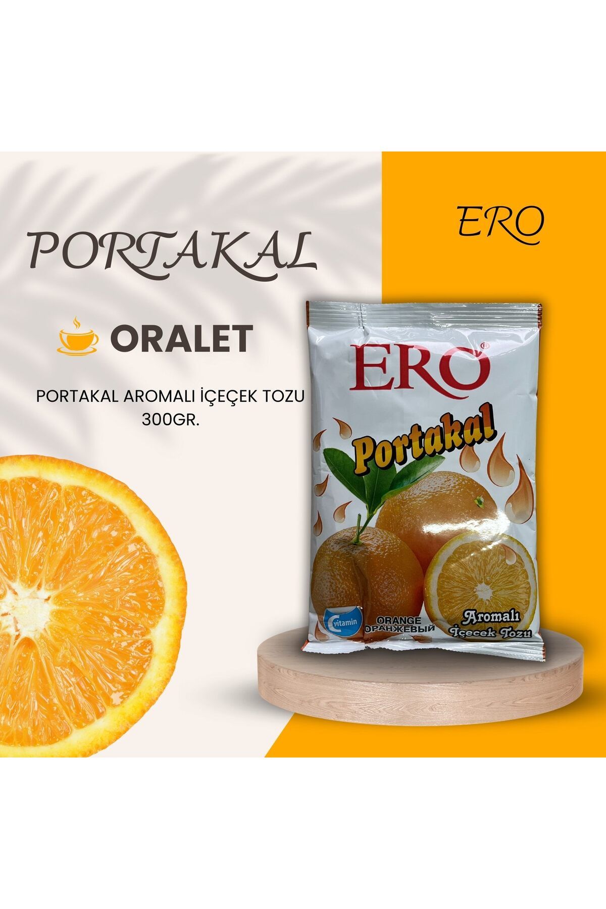 Ero PORTAKAL AROMALI TOZ İÇECEK 300GR.