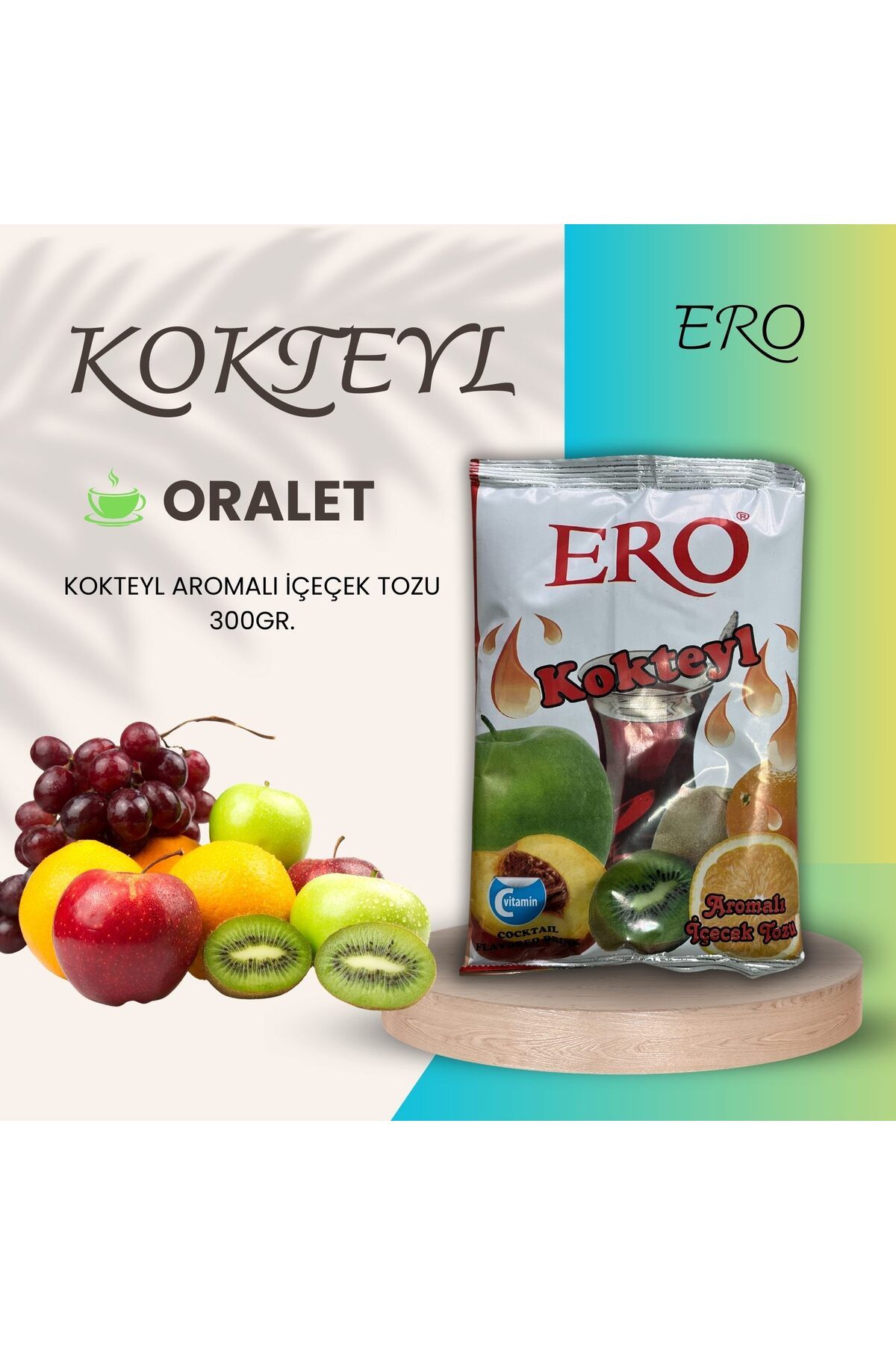 Ero KOKTEYL AROMALI TOZ İÇECEK 300GR.