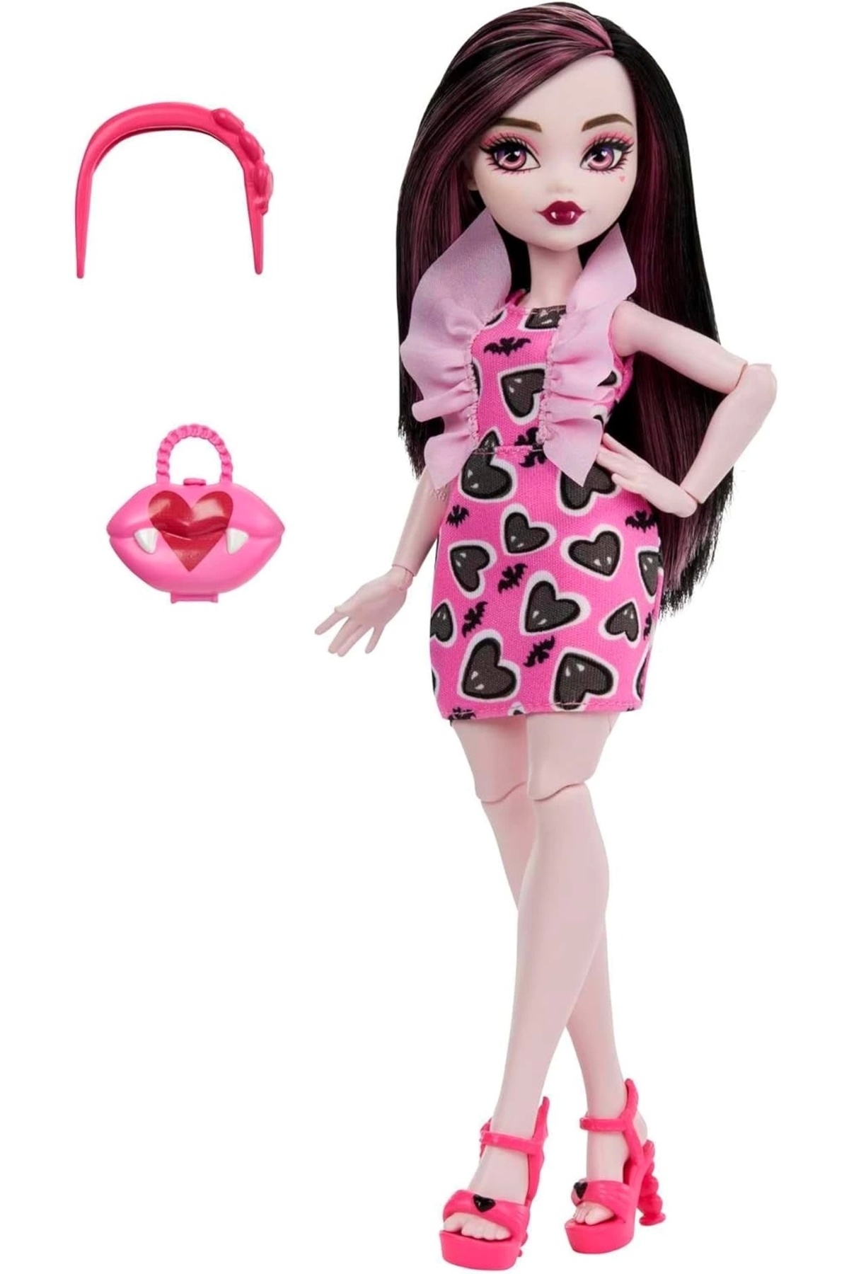 MONSTER HIGH Ana Karakter Bebekler Draculawra HKY74 fotoğrafı 4 (önizleme)