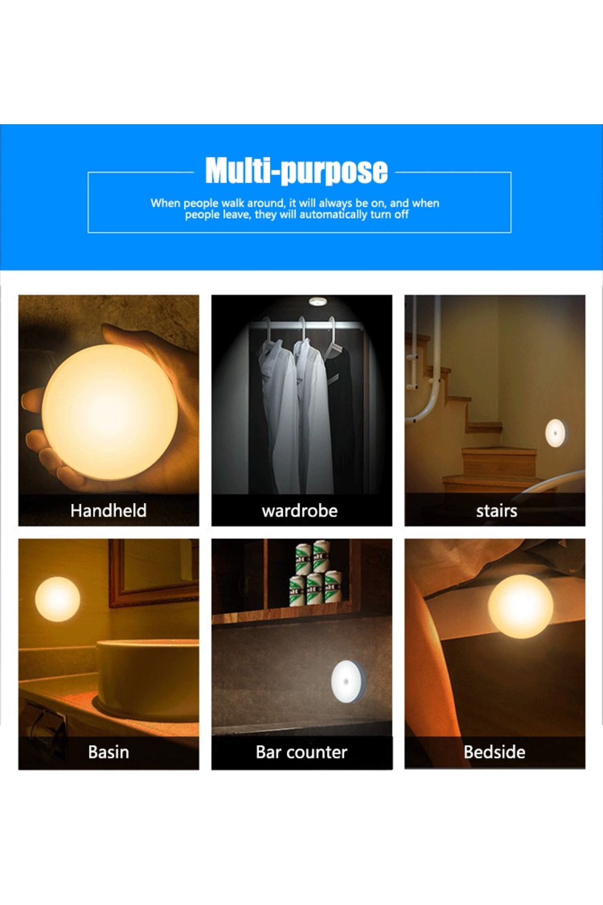 Halidi-Lamp Led Light - with Motion Sensor 4