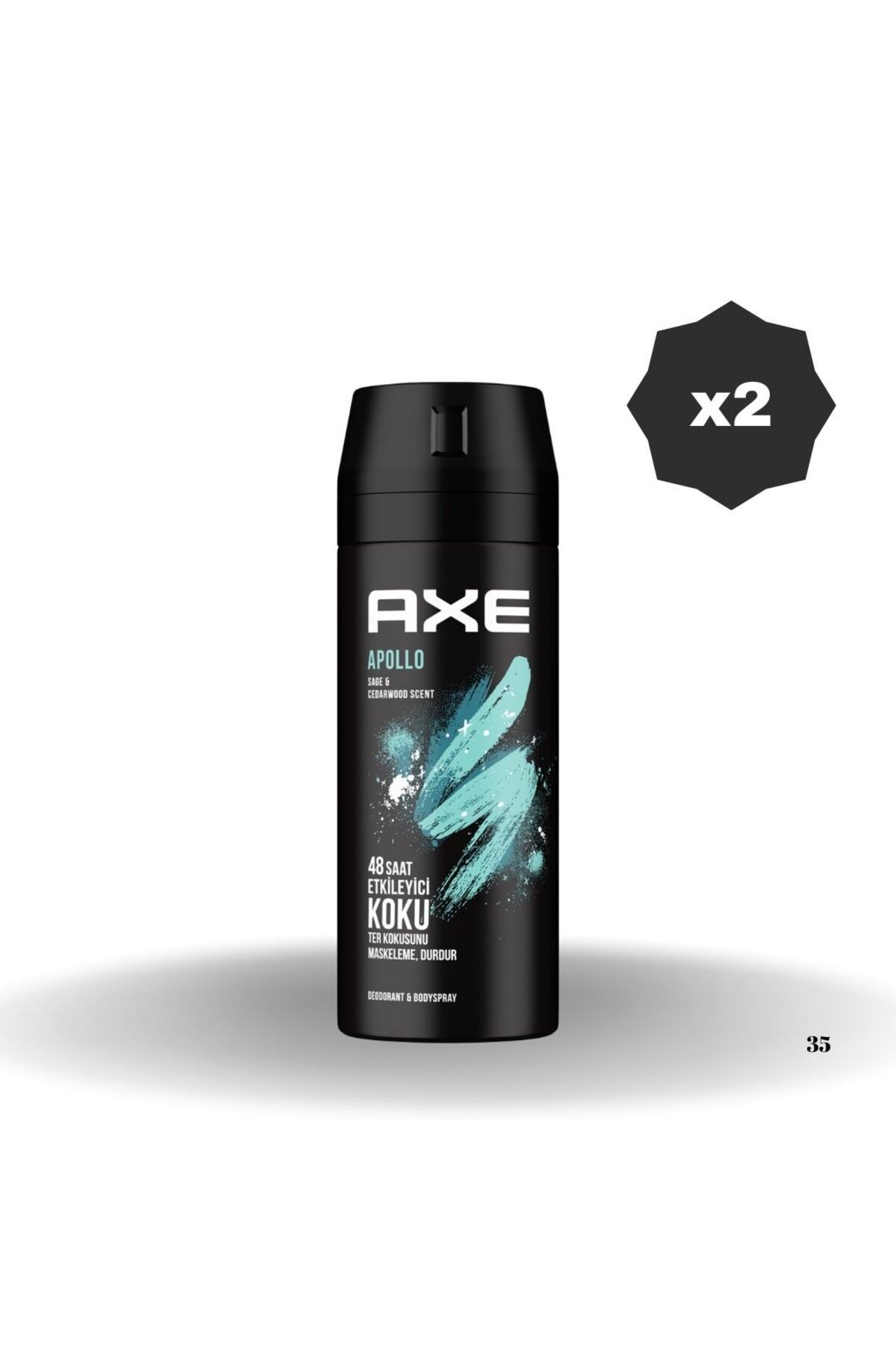 Axe DEODORANT APOLLO 150 ML - (2 ADET)