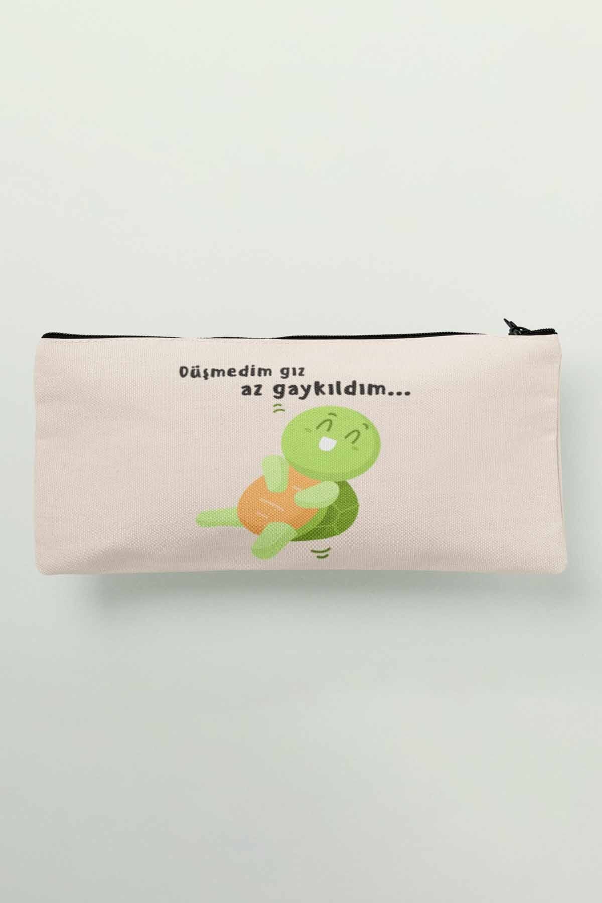qoeuyl boutique I'm Not So Hungry Printed I Didn't Fall Tote Bag De Machiaj - Portofel Pentru Stilouri - One Size