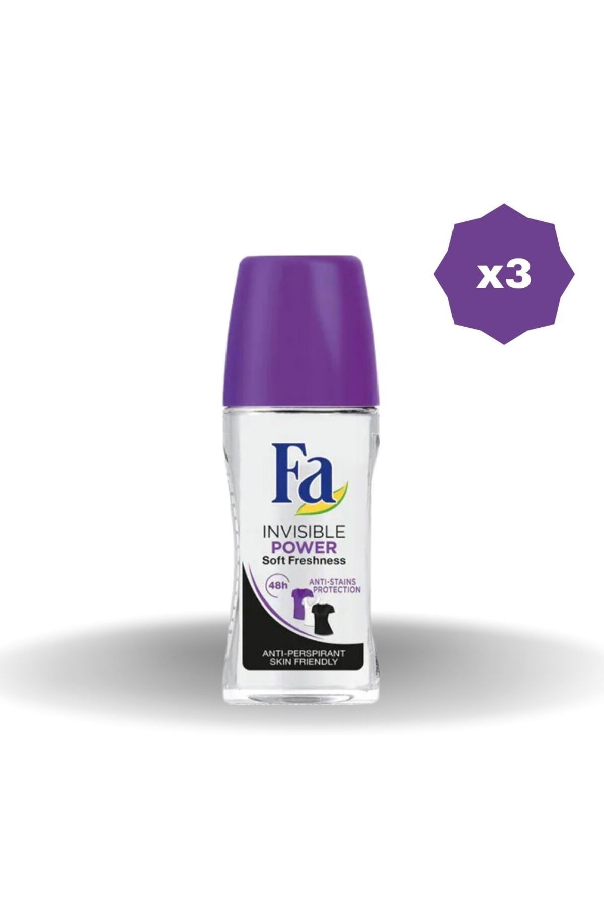 Fa ROLL-ON SOFT INVİSİBLE POWER 50 ML - (3 ADET)