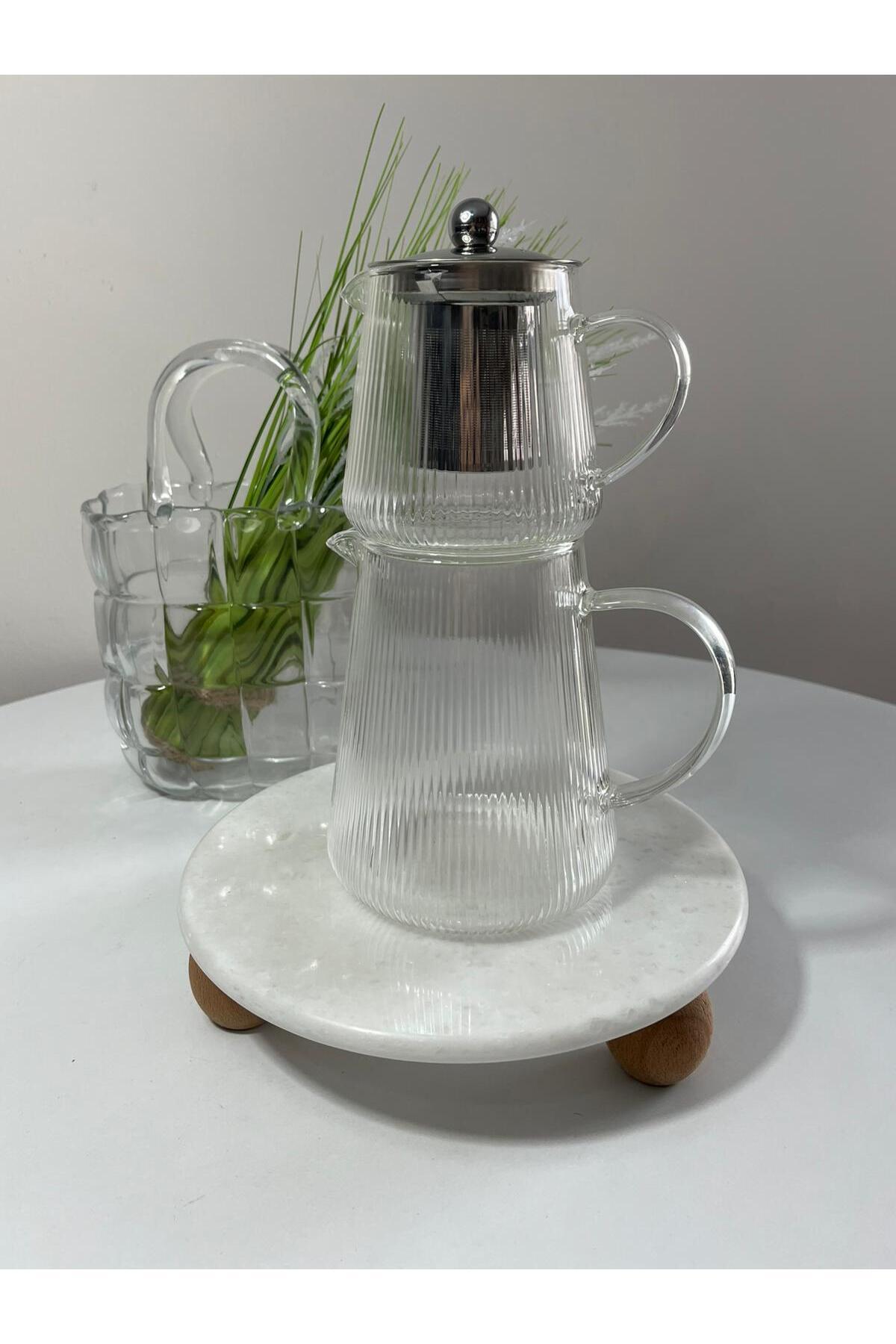 Bondy SÜZGEÇLİ CAM ÇAYDANLIK