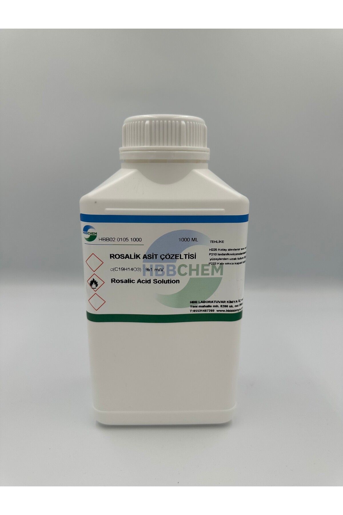 HBBCHEM Rosalik Asit Solüsyonu %1 500 ml