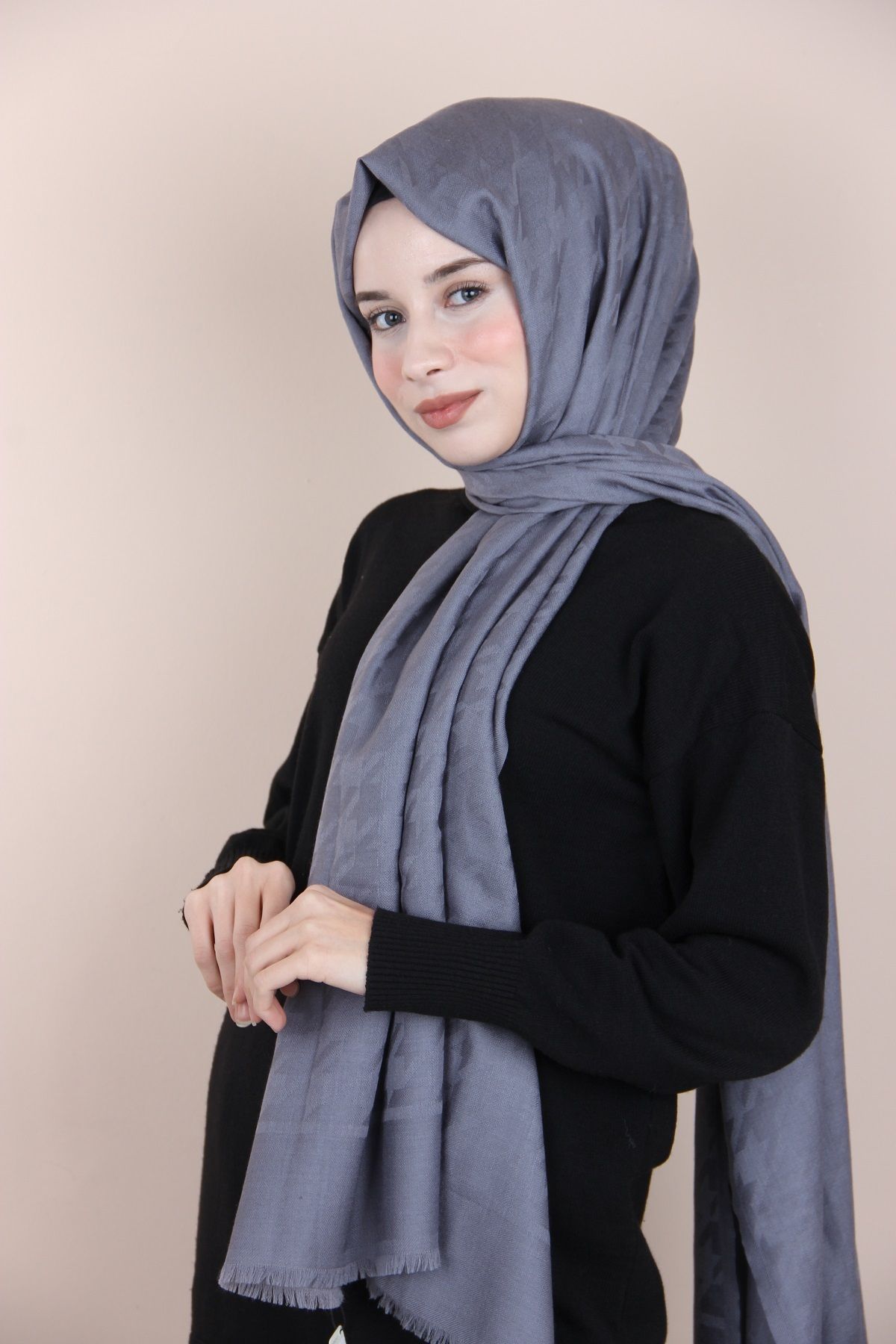 ipekevi Füme İpekevi Blend Şal 5677