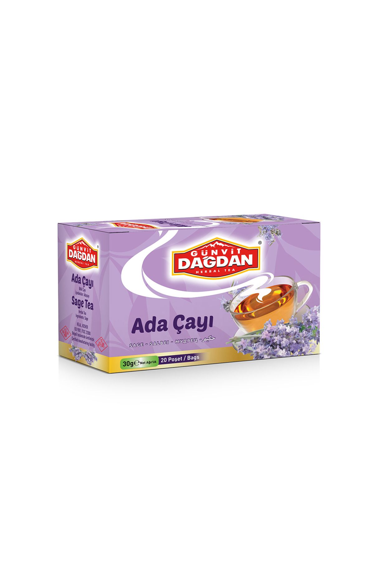 Günvit Ada Çayı Bardak Poşet 20 li