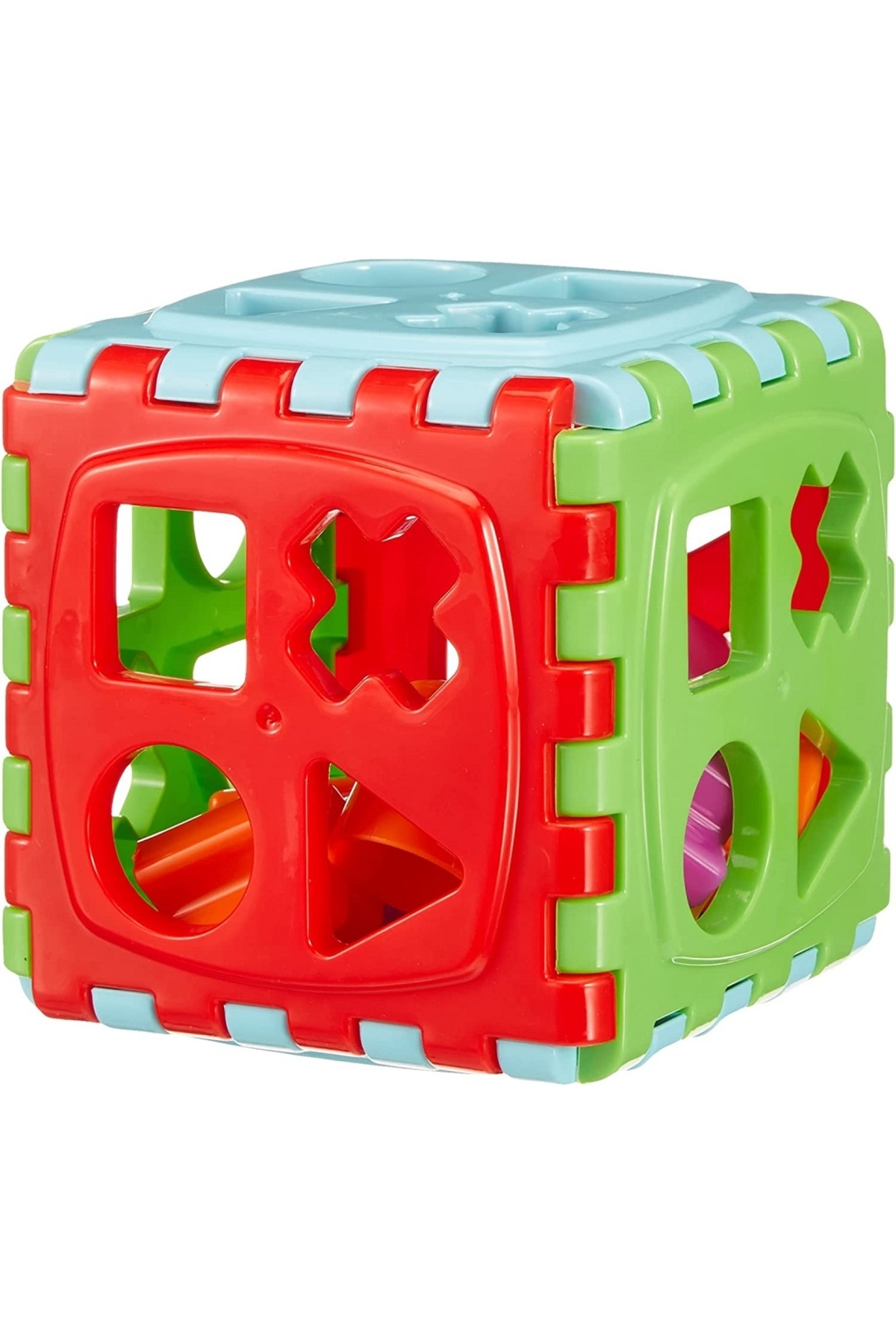 مجموعه آموزشی و تقویت‌کننده هوش Puzzle Bultak Cube + Cute Cup Tower