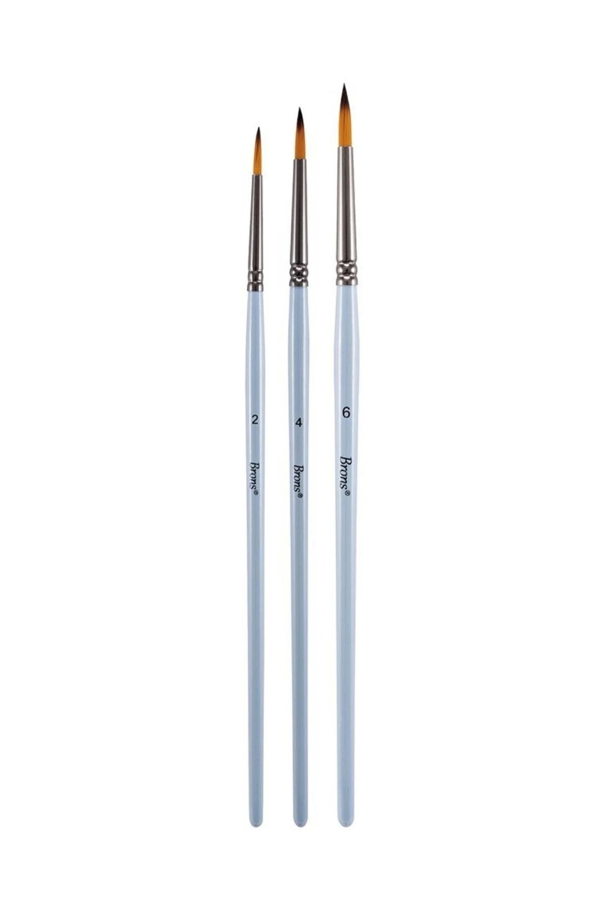 Brons-Br-2204 Synthetic Brush Set - Size 5 1