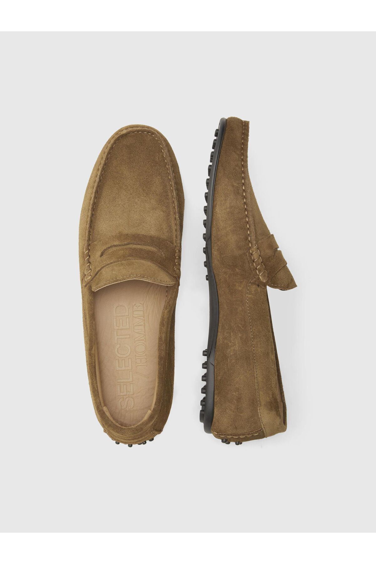 Selected Homme-Halbschuhe Wildleder 3