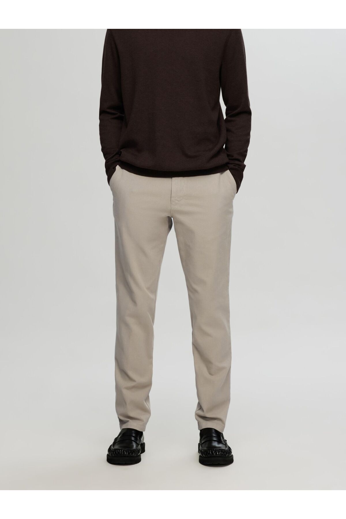 Selected Homme-Chino 175 Texturierte Slim Fit 1