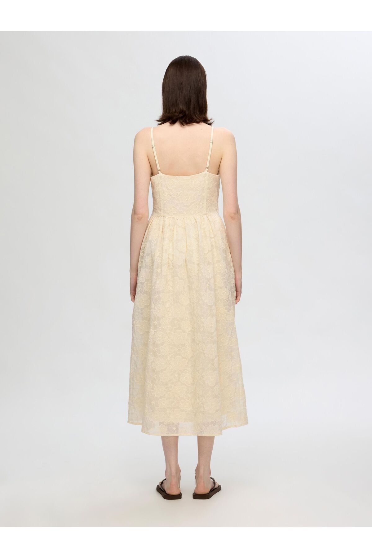 Selected Femme-Midikleid Broderie Anglaise 3