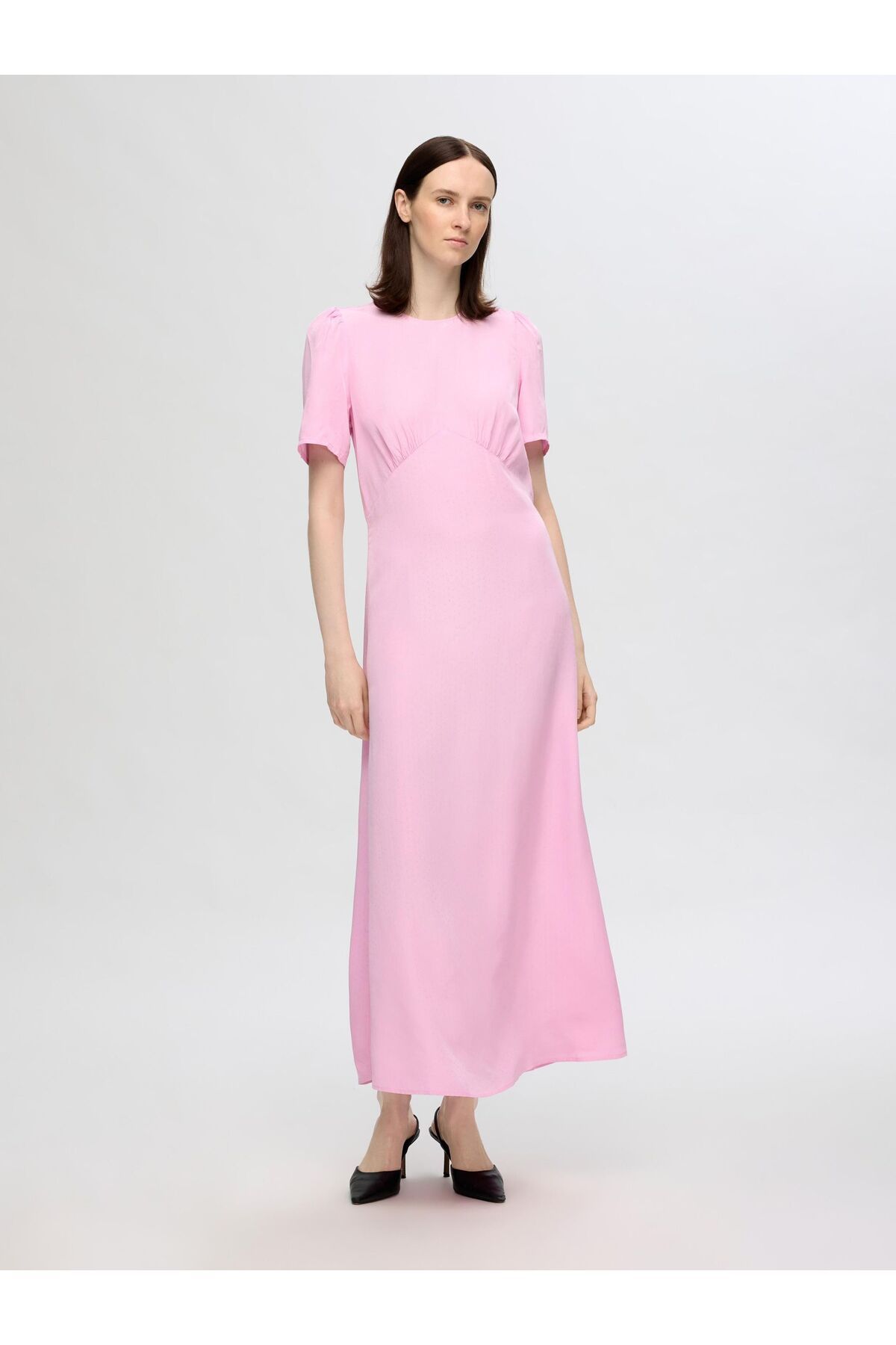 Selected Femme-Maxikleid Satin 1