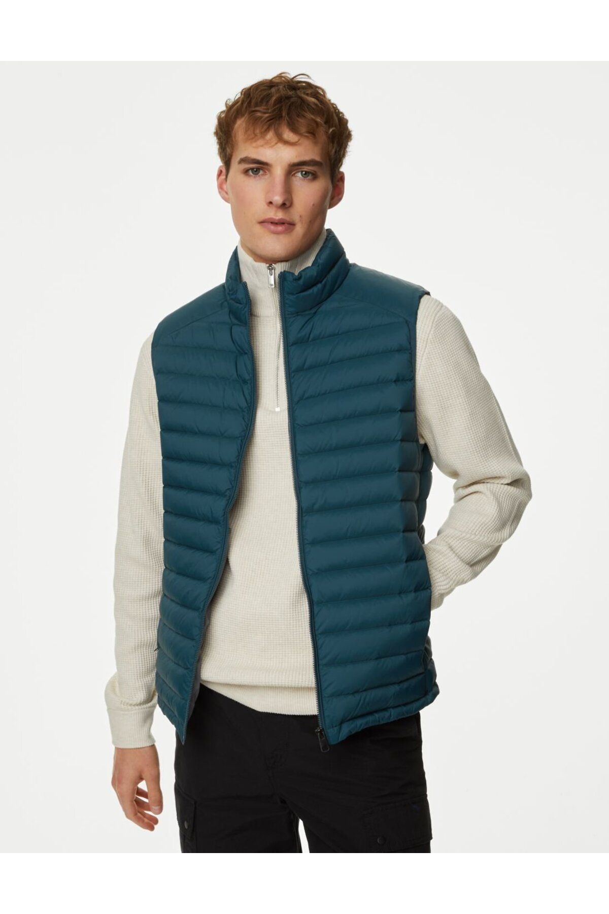 Stormwear™ Feather and Down Puffer Vest Marks & Spencer