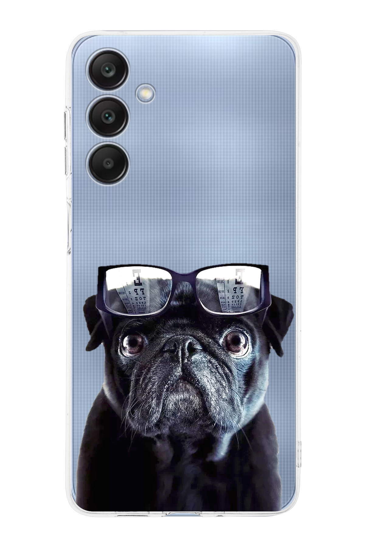 Galaxy A26 ile Uyumlu Köpek 3 Kamera Korumalı Şeffaf Kılıf