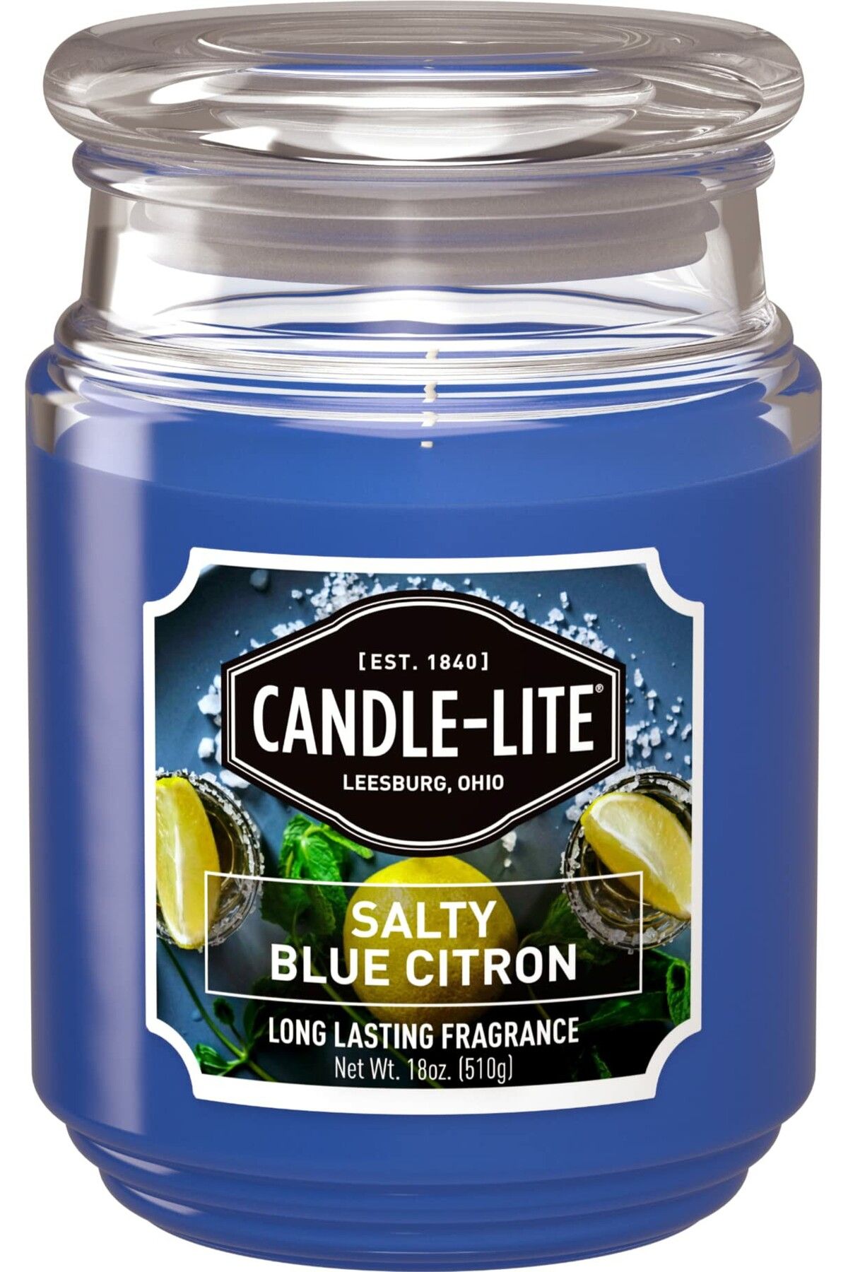 Candle-Lite-Everyday 18oz Jar Salty Blue Citron 1