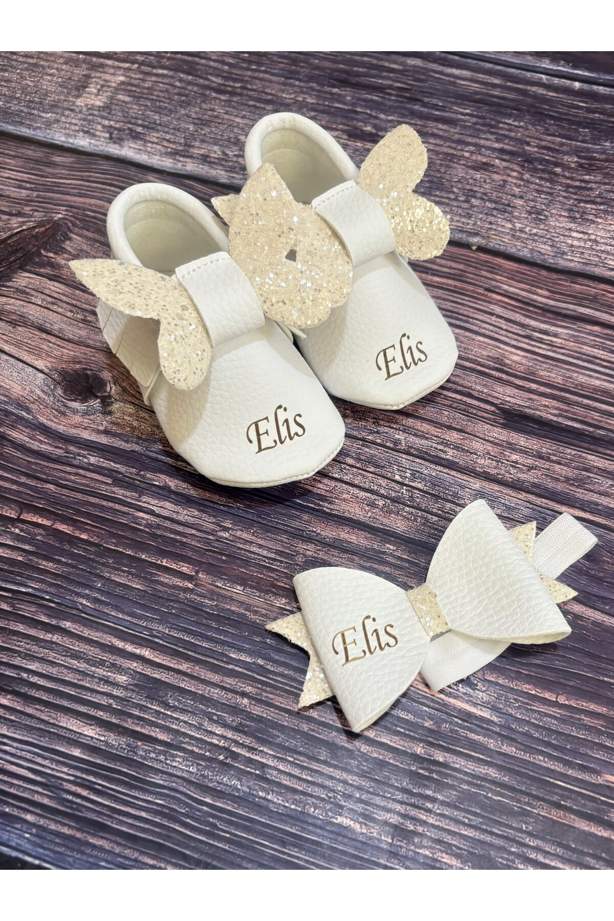 Meduza Baby Bebek Patik – Isimli Kız Bebek Patik, Bebeğinize Özel fotoğrafı 5 (önizleme)