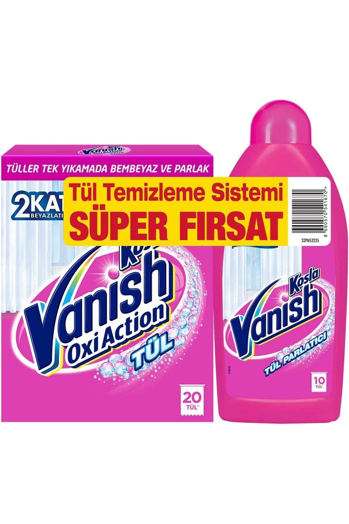 Vanish Kosla Tül Beyazlatıcı, Parlatıcı, Temizleyici Toz 450 g