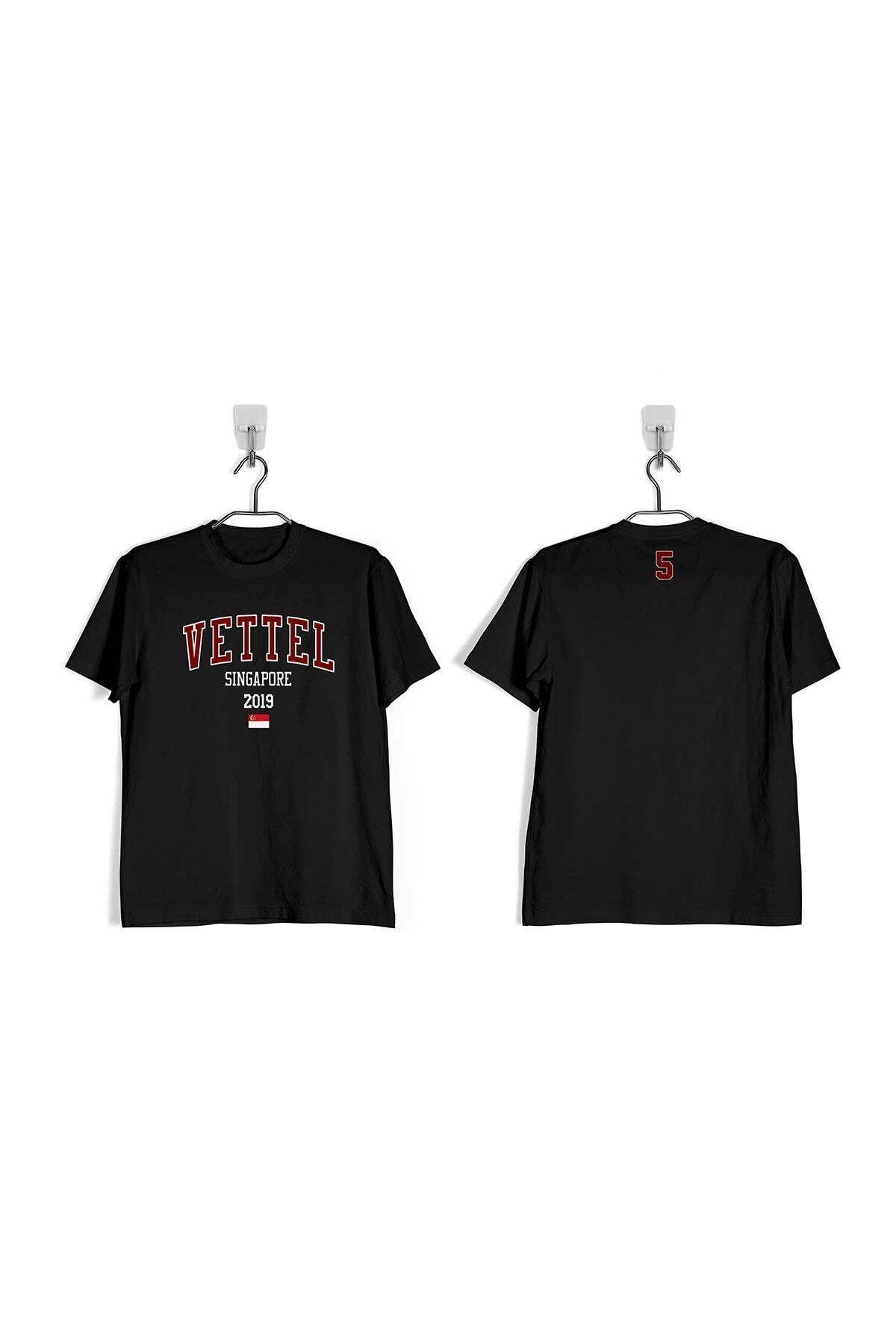 Pisa Art Formula 1 Sebastian Vettel College F1 Tişört