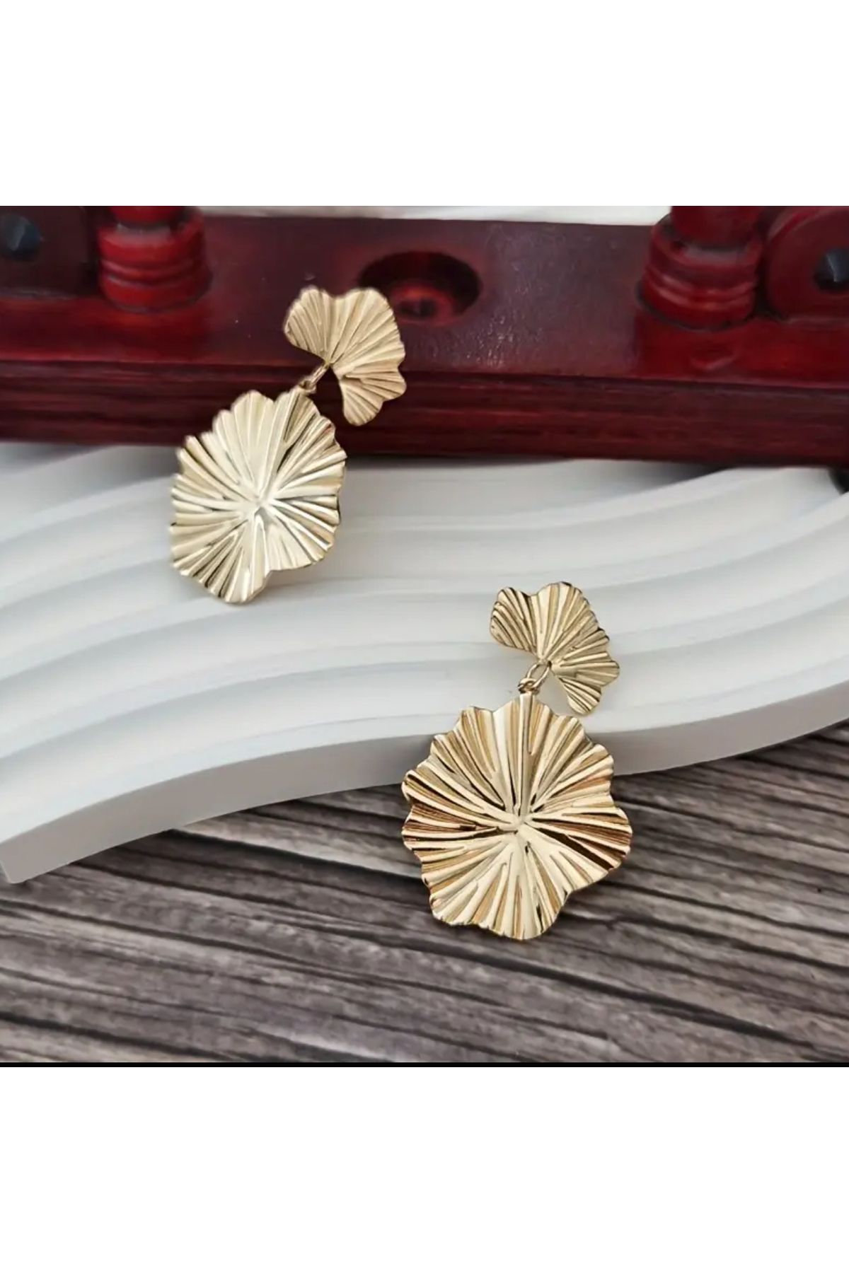 MEECY-Earrings - Gold-colored 4