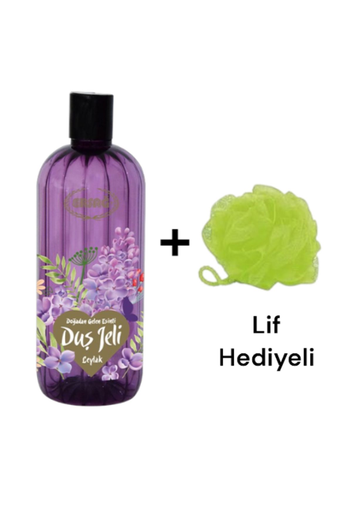 Ersağ Leylak kokulu Duş Jeli 500 ML - - ( Lif Hediye'li)