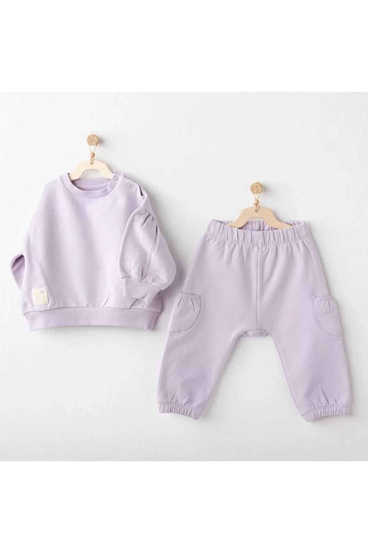 RUBY BOUTİQUE Basic 2'li Bebe Takım Lila