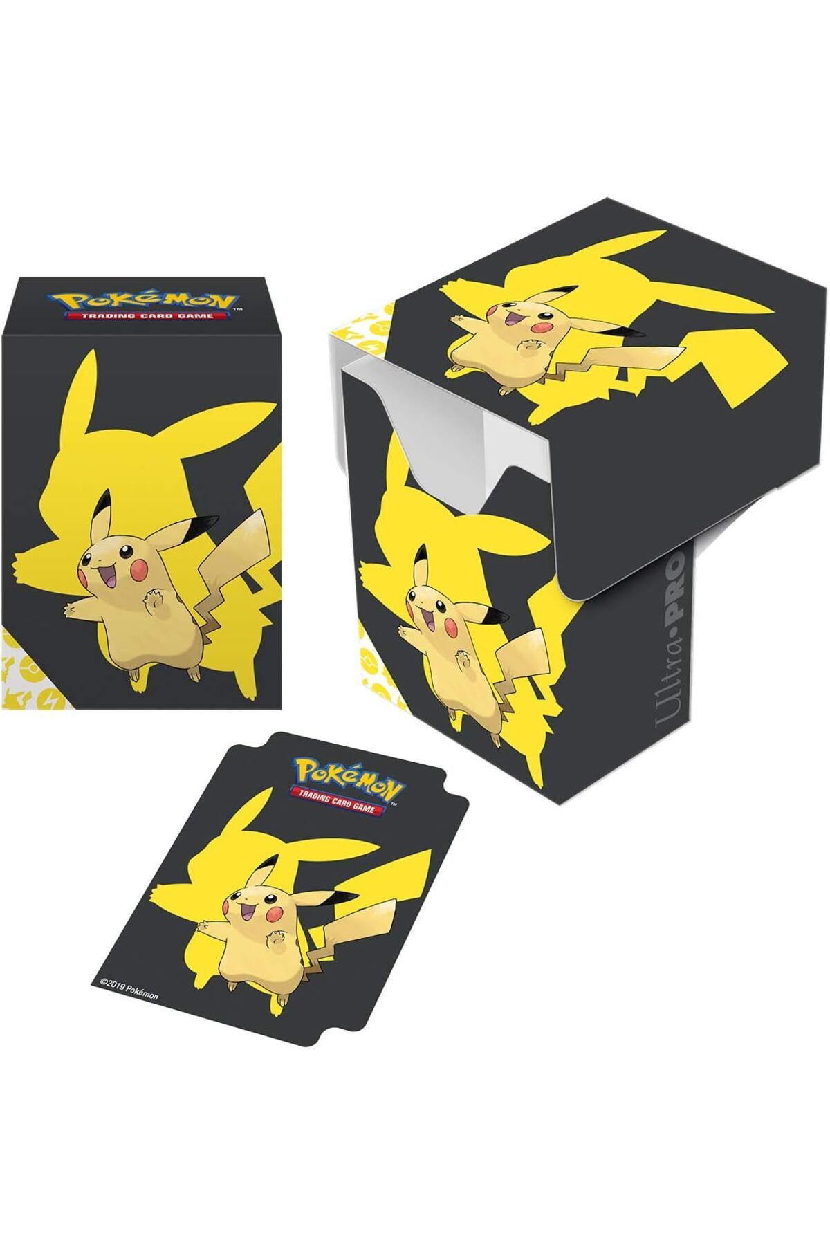 Ultra Pro Pikachu Temalı Pokémon Deste Kutusu - Koleksiyon Kartları için Kılıf, Üstten Yüklenen Koruyucu