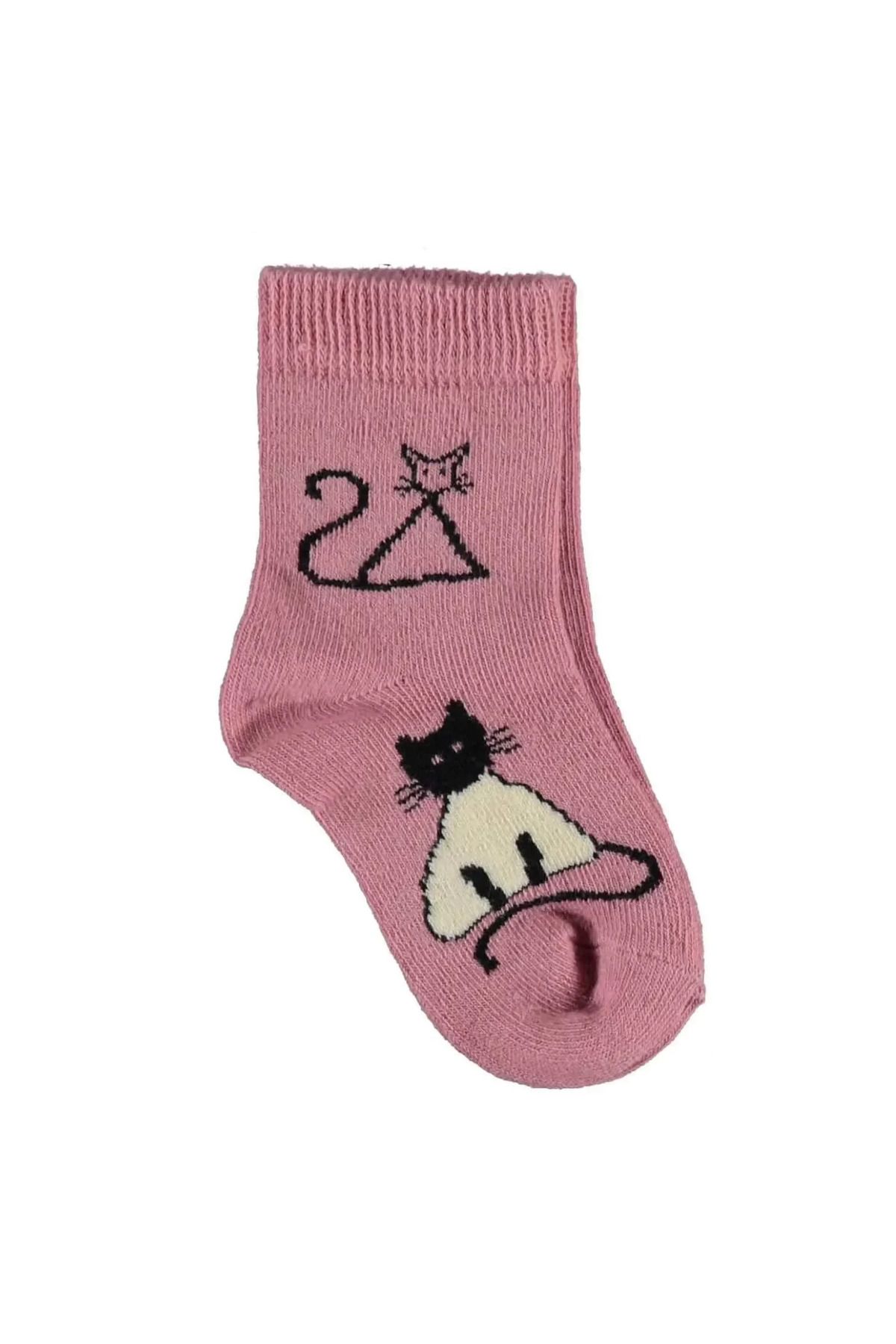 RUBY BOUTİQUE New Cats Yaş Soket Çorap Pembe