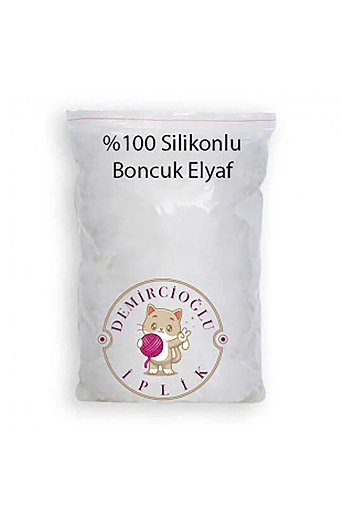 Demircioğlu İplik Boncuk Elyaf %100 Silikonlu 250 Gr Boncuk Elyaf -Doğal Elyaf- Amigrumi-Kalpli Yastık- Dolgusu 250 Gr