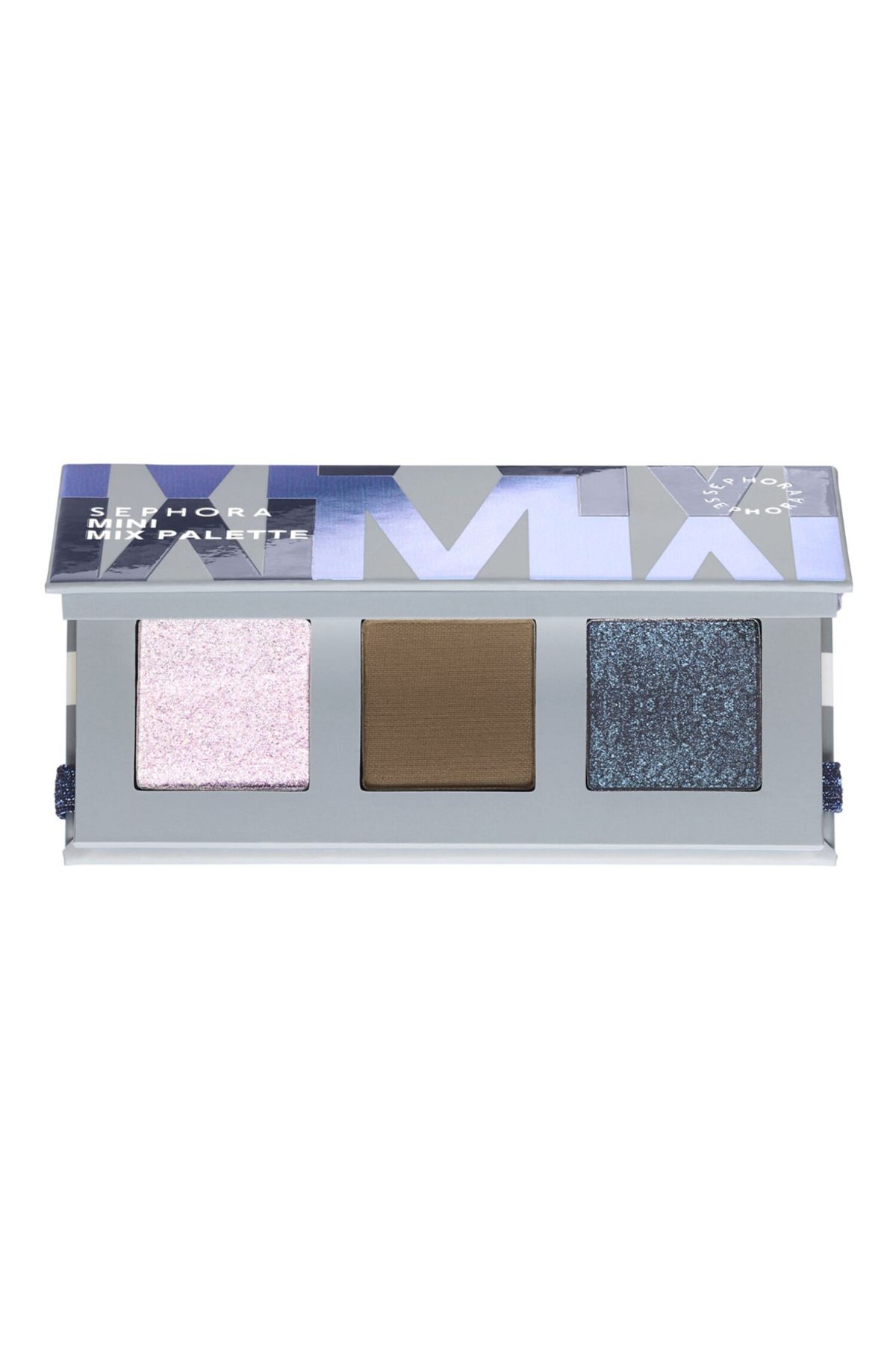 SEPHORA Mini Mix Palette Mini Intensely Pigmented Eyeshadow Palette Daring Blue Dusk Aslbeauty