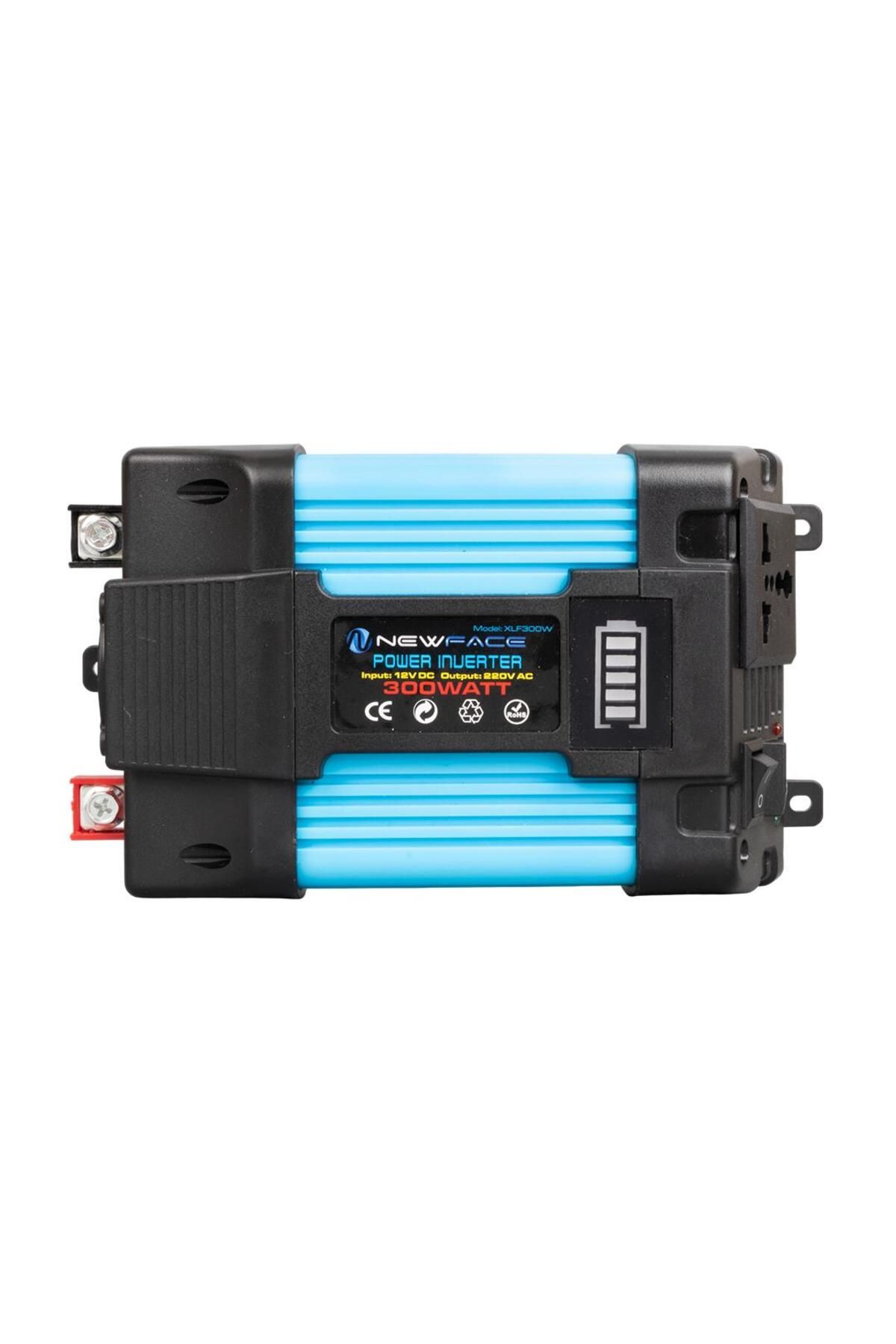 NEWFACEA NEWFACE XLF300W 12 VOLT 300 WATT MODIFIED SINUS POWER INVERTER