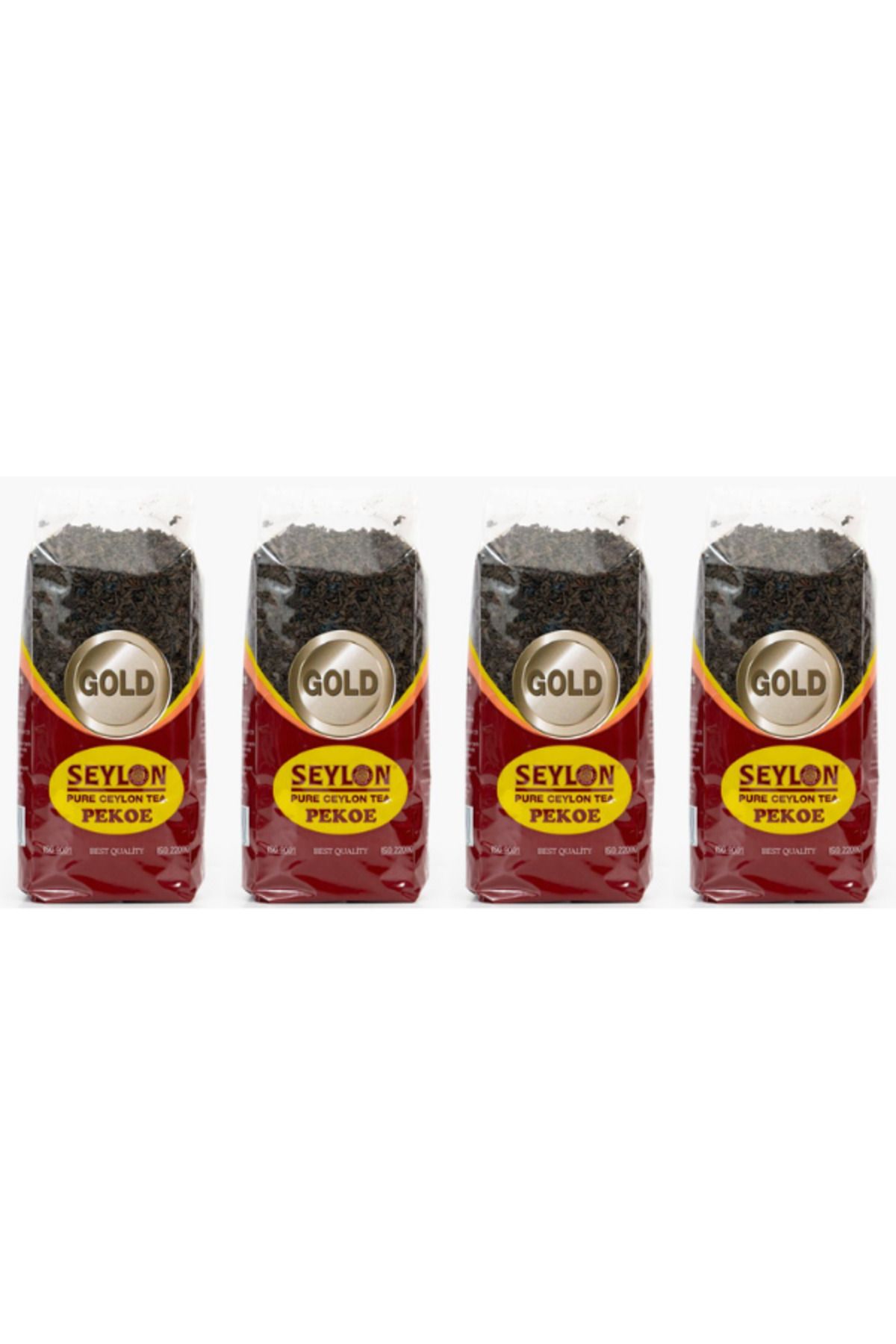 Seylon Seylon 500 Gr Seylon Pekoe Gold 100% Saf Ceylon Tea 4 Adet Ithal Seylan Sri Lanka Siyah Yaprak