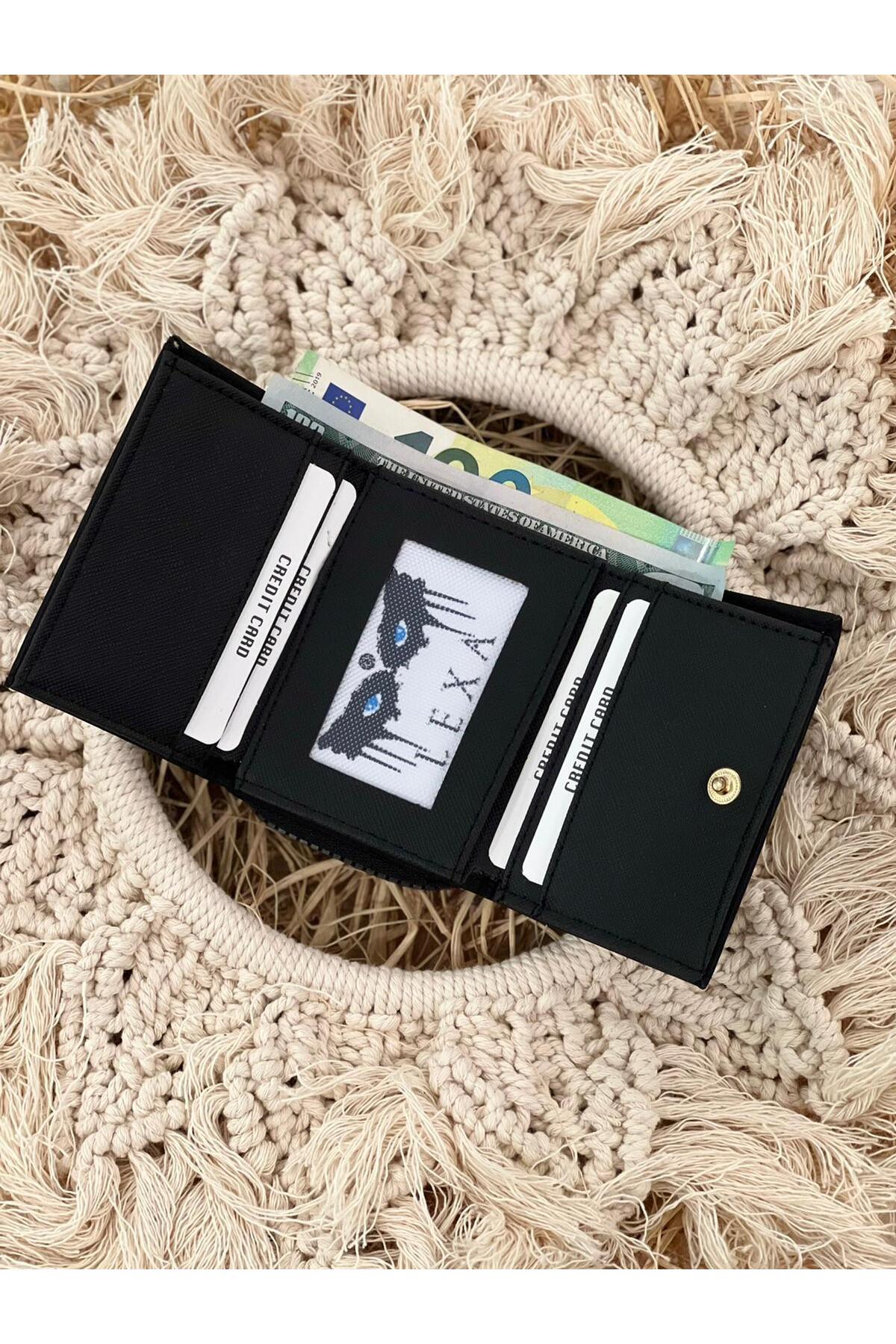 Lexa  Klinkır Kumaş Spor Şık Su Geçirmez Kadın Cüzdan - Görsel 2