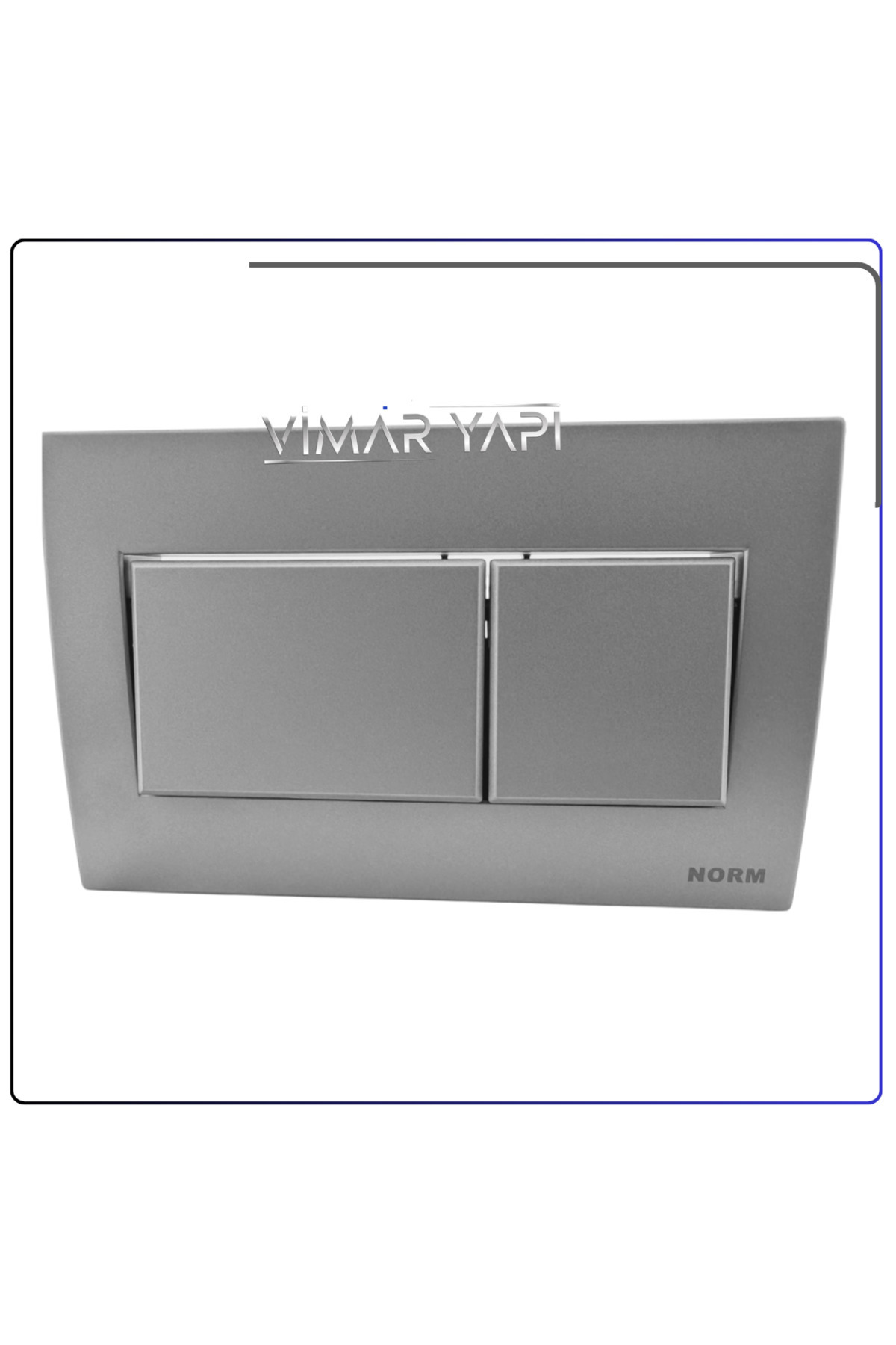 VitrA 437016YP Kumanda Paneli Mat Krom Norm