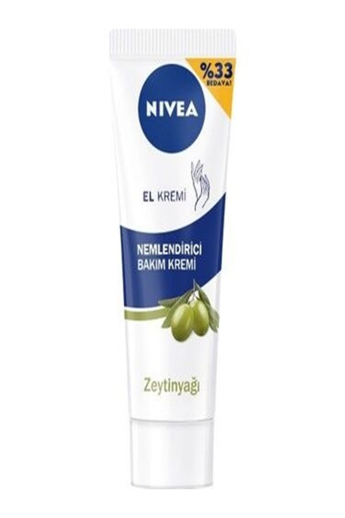 NIVEA Zeytinyağlı Nemlendirici El Bakım Kremi 100ml, Yağlı Ve Yapışkan His Bırakmaz, Yumuşak Cilt Hissi