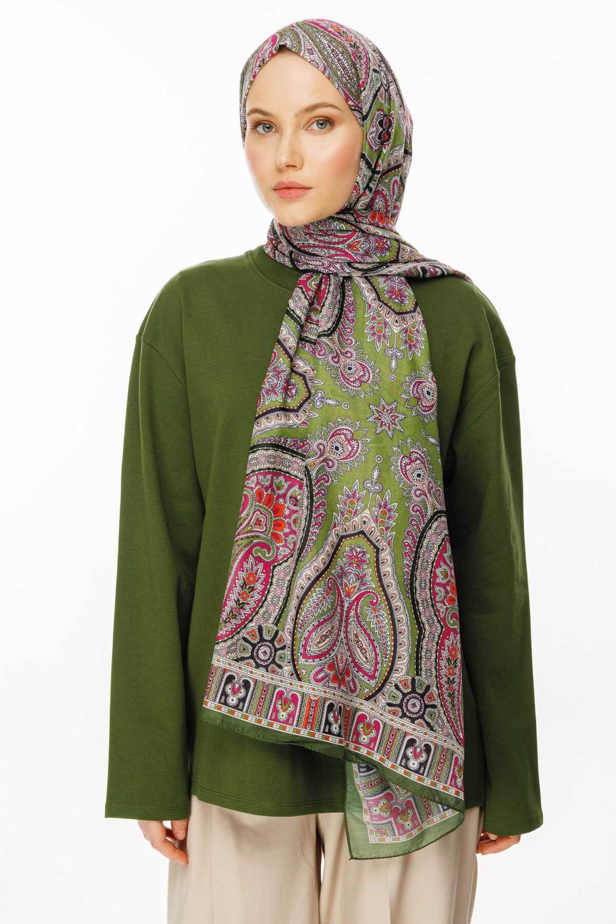 VALORSCARF-Peanut Patterned Rustic Shawl 1
